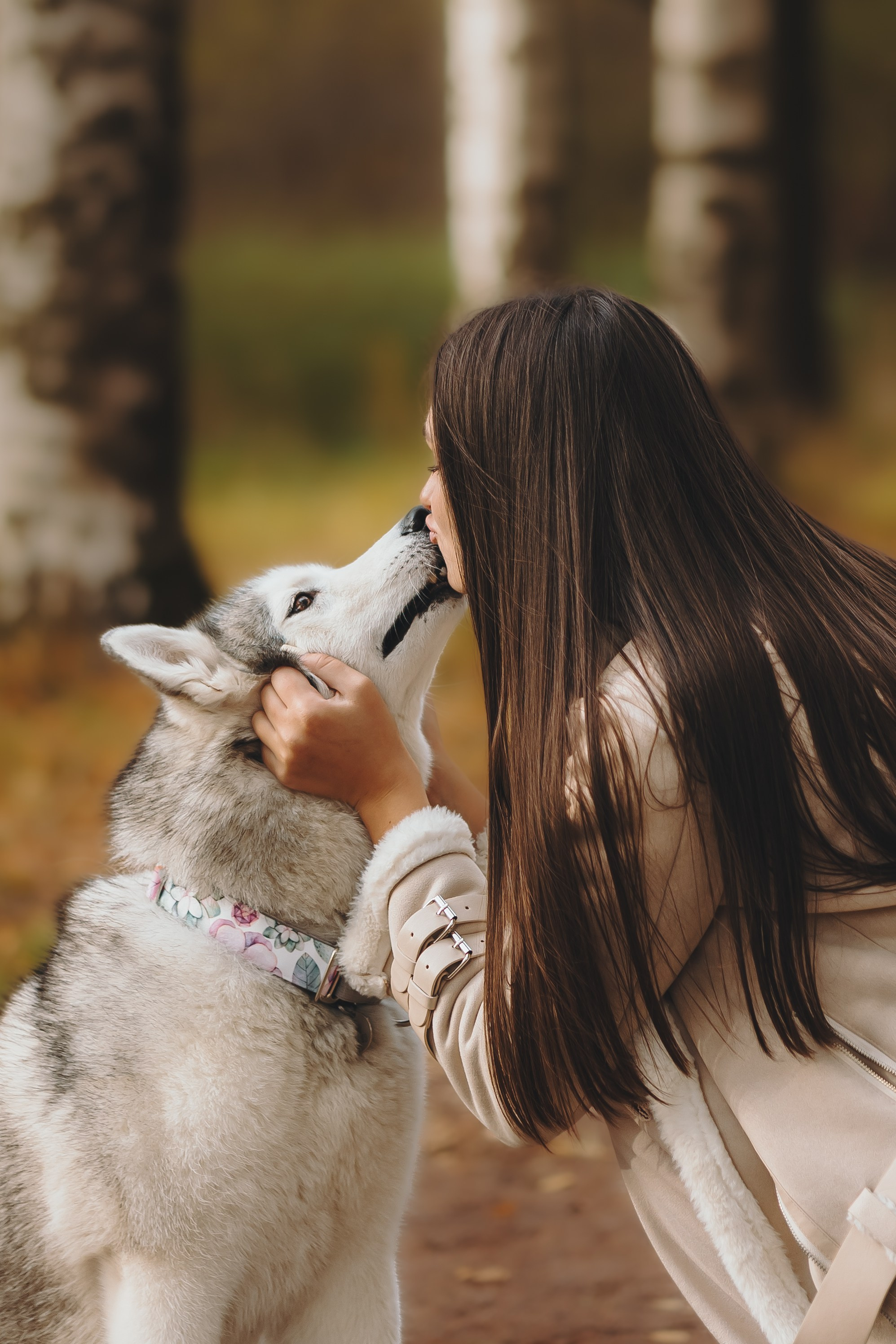 Настя и Айс. Фотограф-анималист в Санкт-Петербурге Алина Яхонт