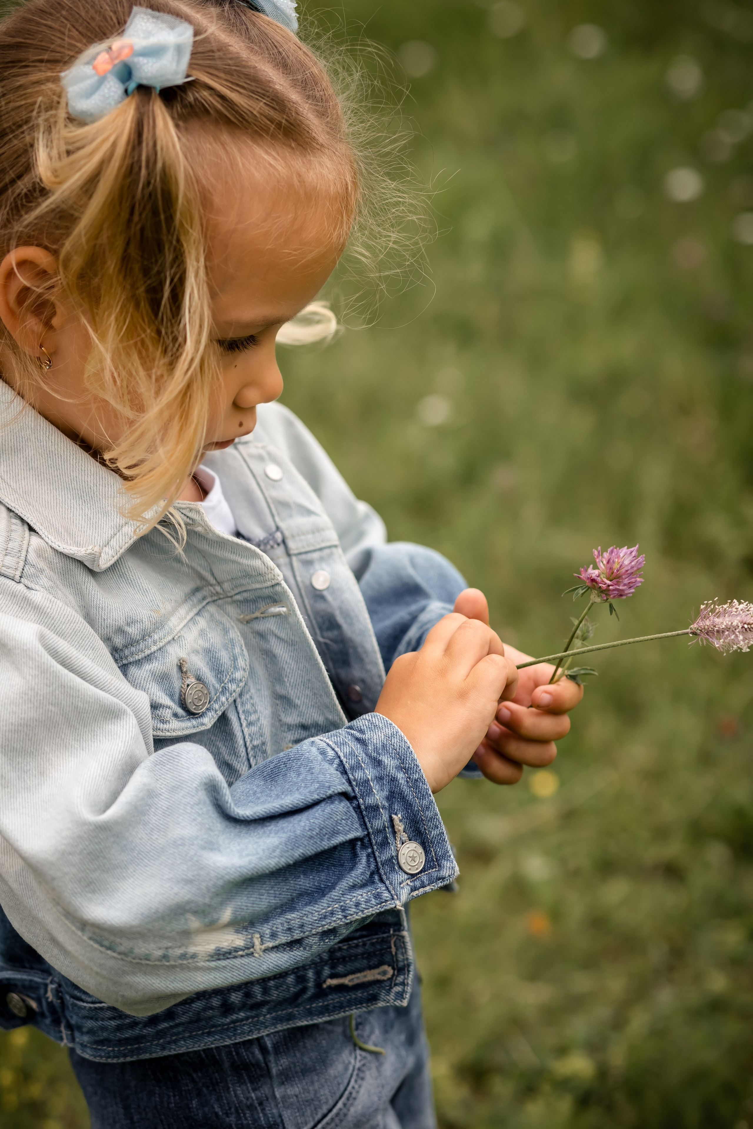 Катя с детками