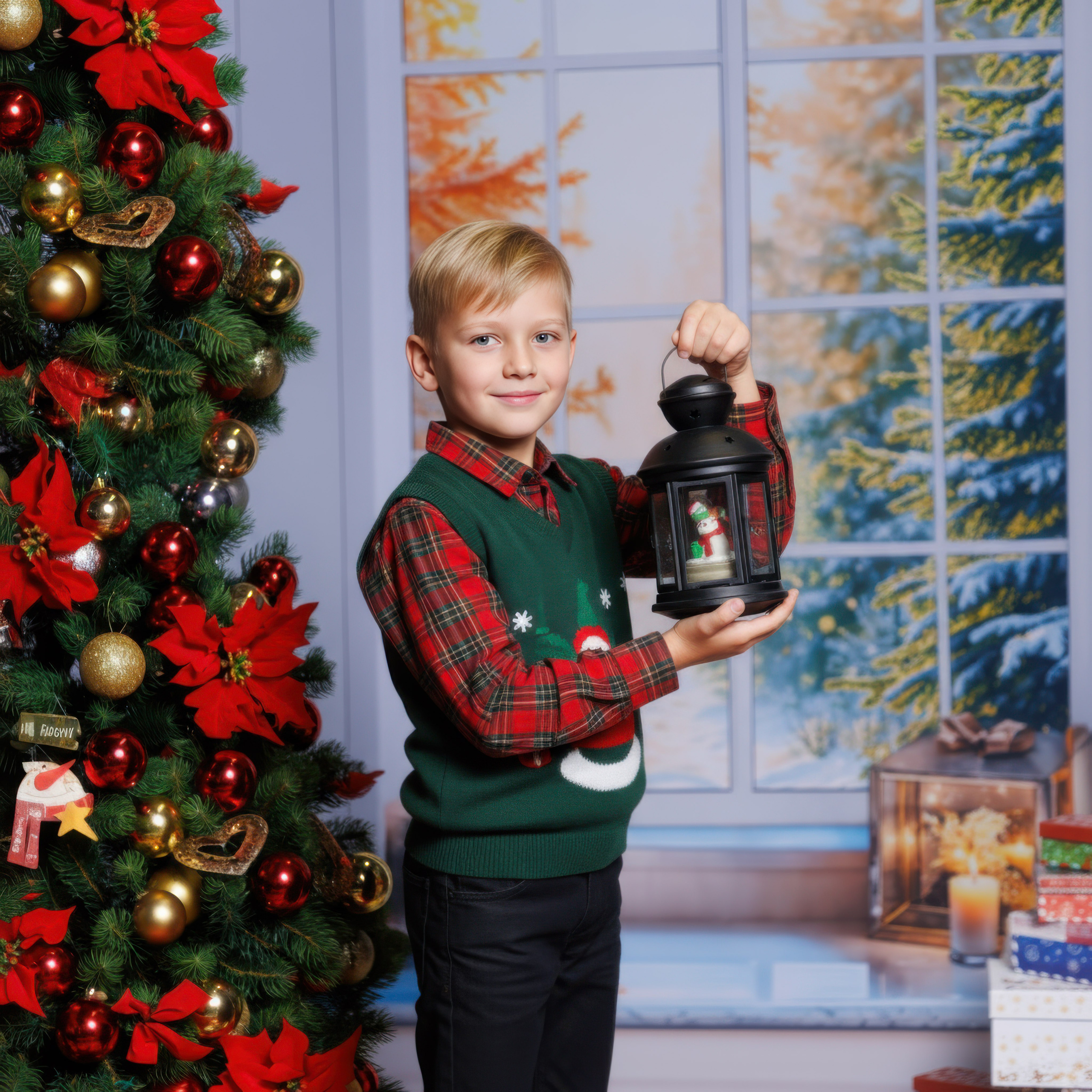 Рождество. Детская фотостудия Москва