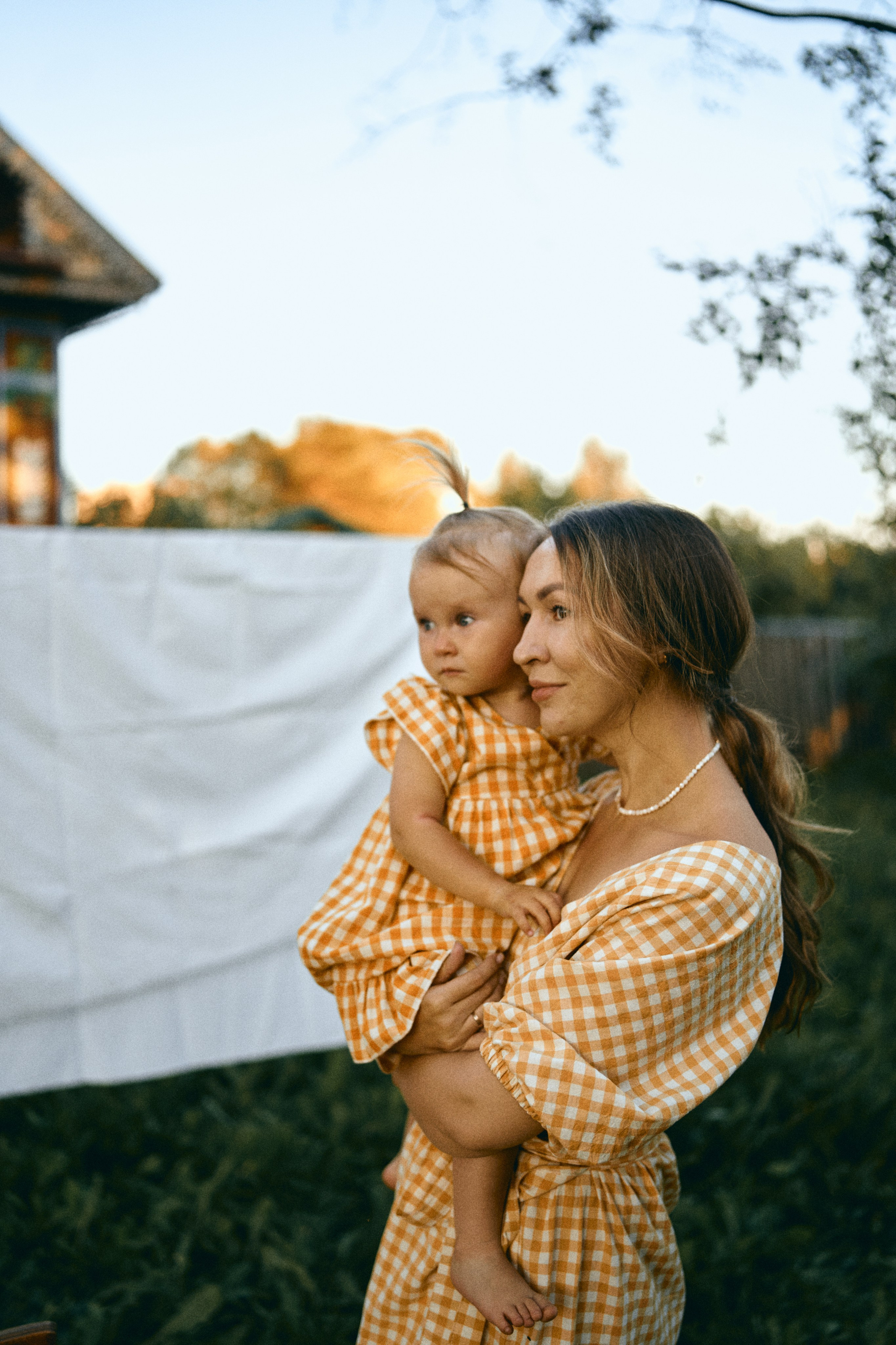 Лето, стирка и закат. Фотограф Киров Анжелика Некрасова