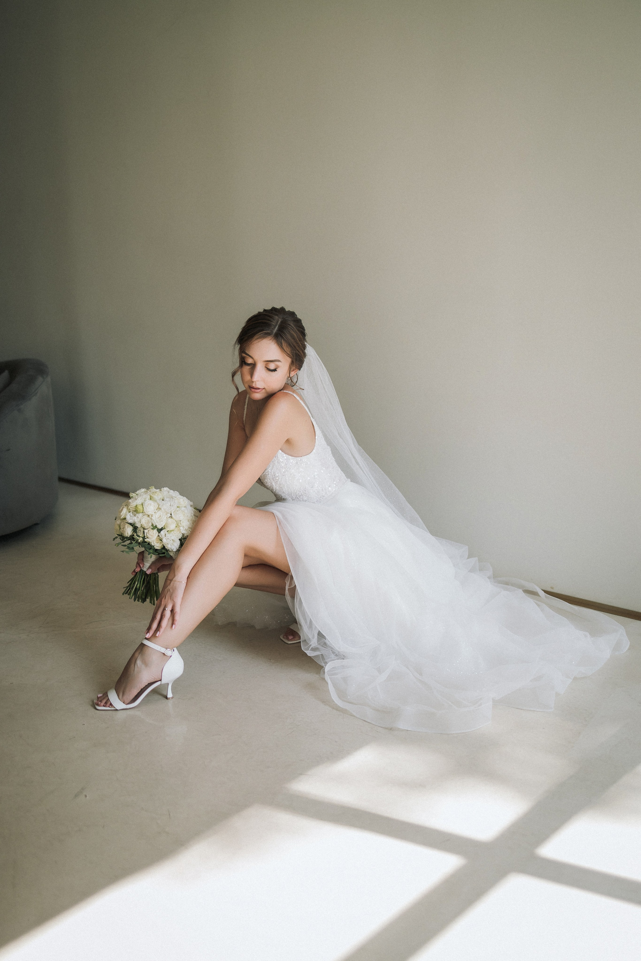 Свадебная прогулка Екатерины и Евгения. Свадебная фотография. Арина Рубах