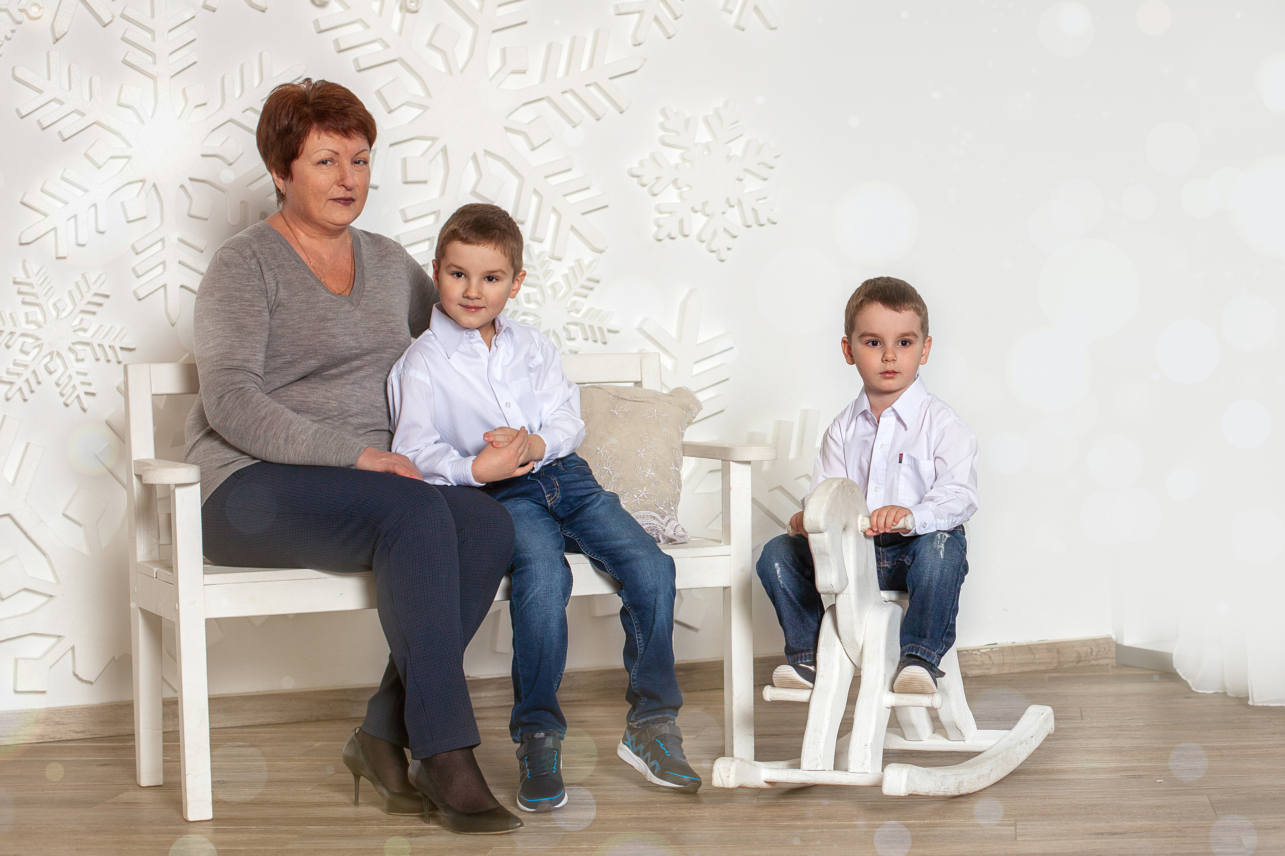 Семейная фотосессия. Фотостудия Панда