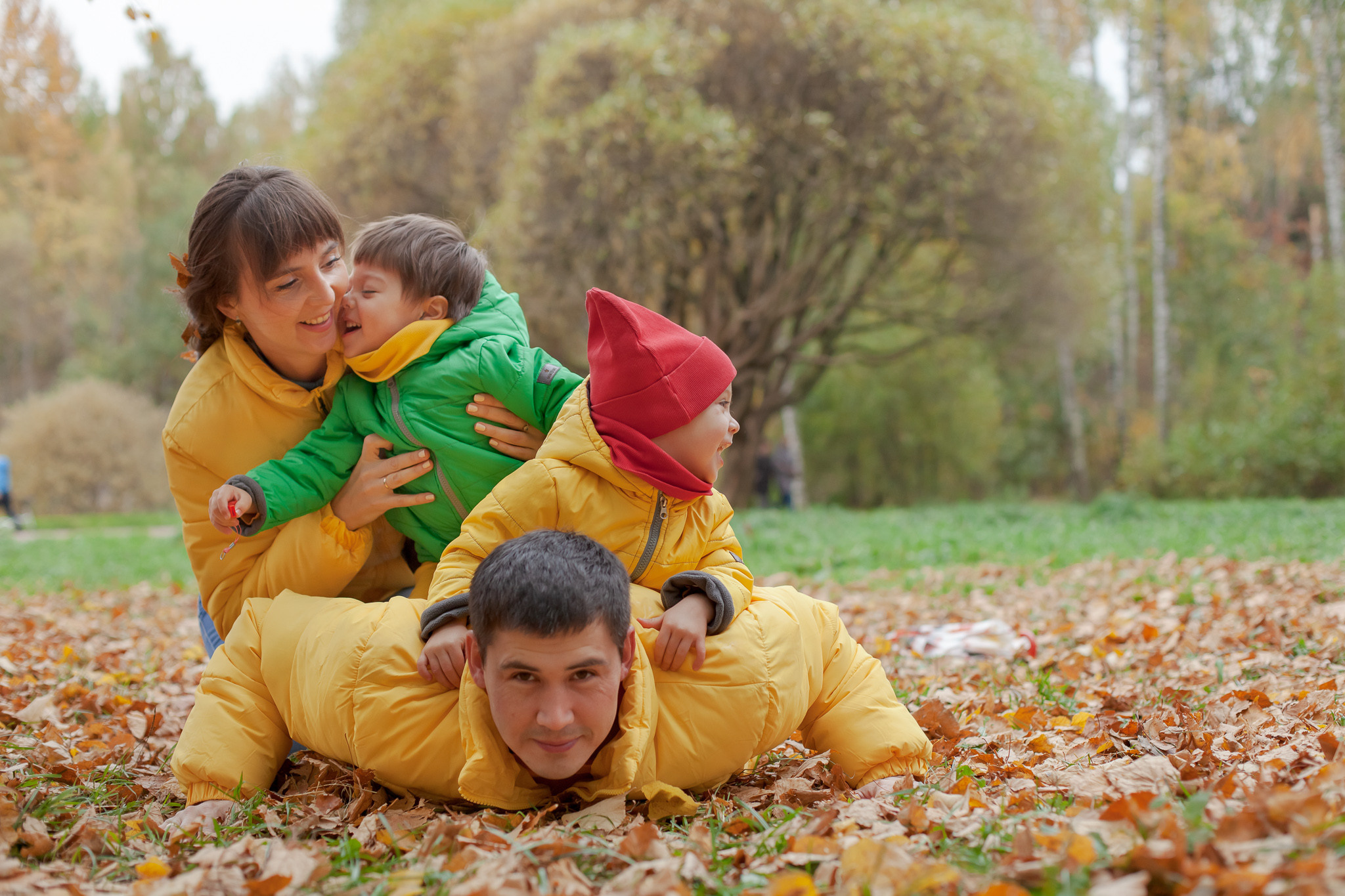 Семейная фотосессия. Фотостудия Панда