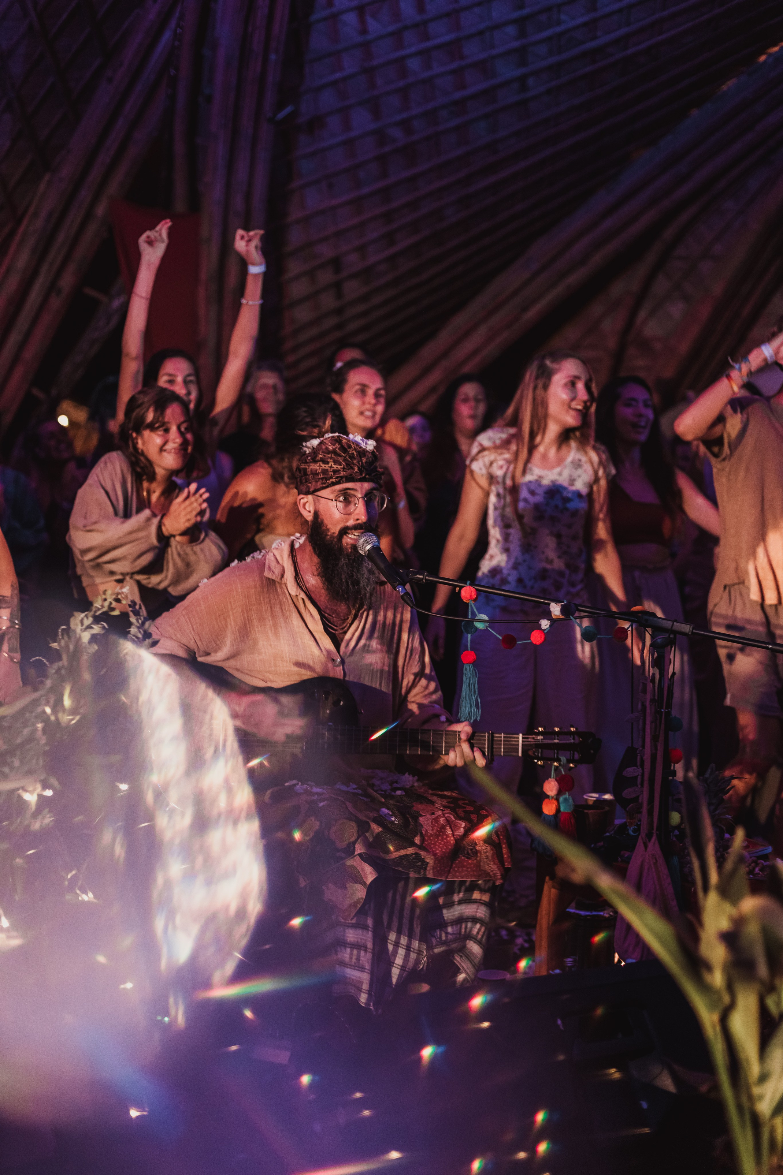 Hanuman Project kirtan at Alchemy april. Mariam Bagdasaryan