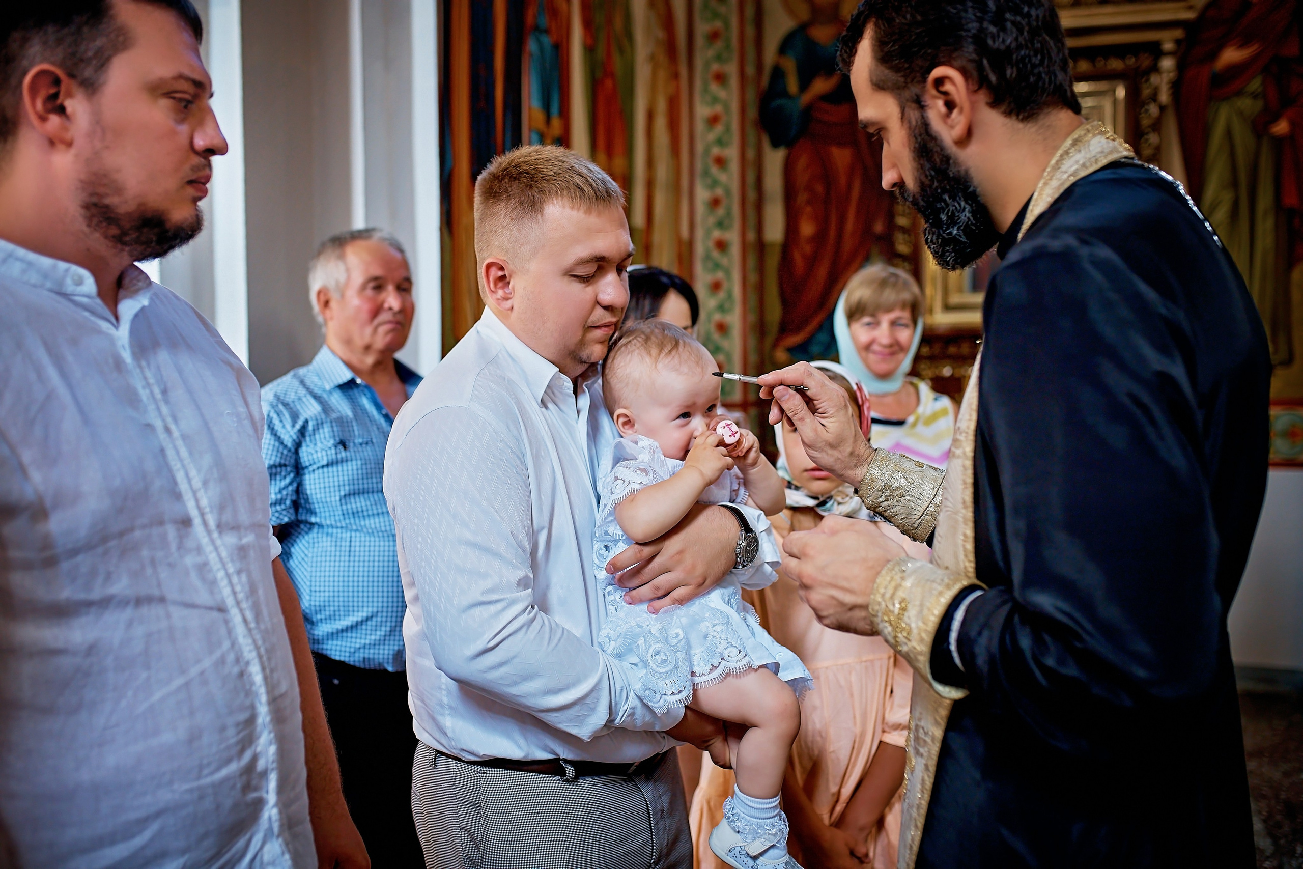 Таинство Крещения Анны Александро-Невский храм. Фотограф на Крещение и Венчание в Барнауле