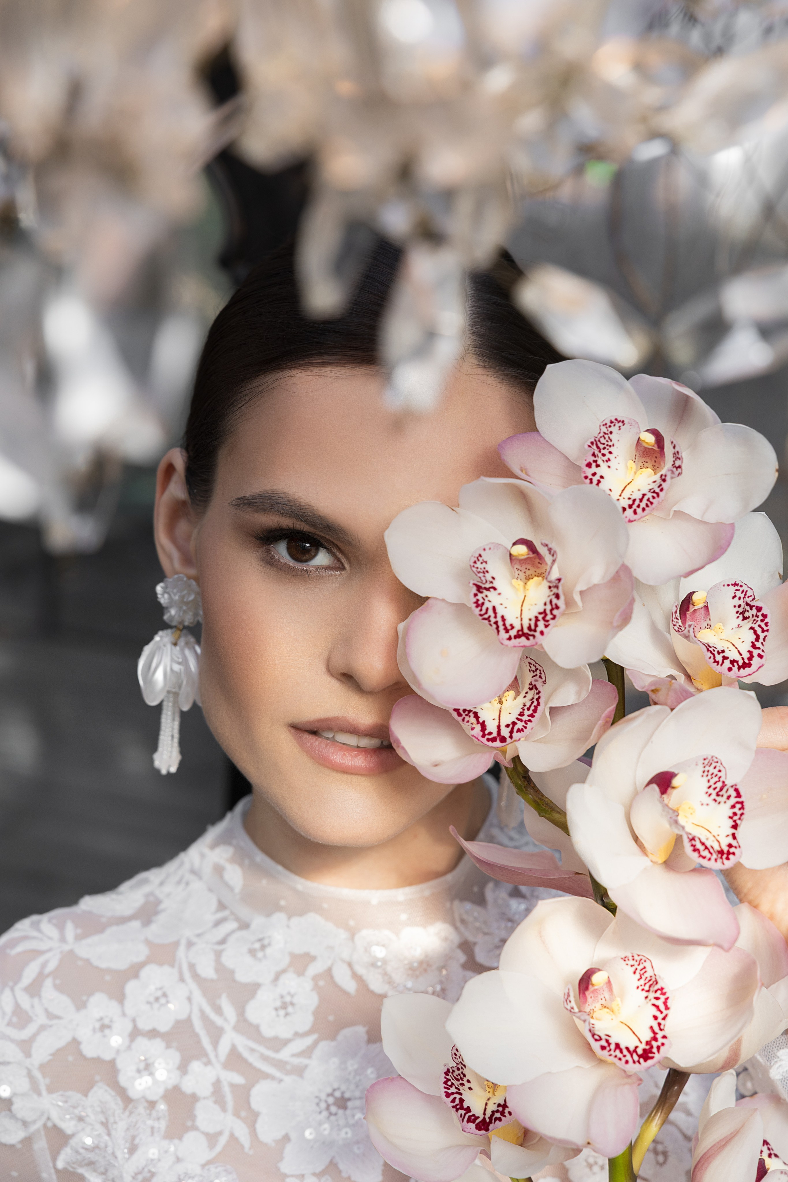 Серафима и Алексей в оранжерее. Свадебный и портретный фотограф в Москве Мария Кравченко