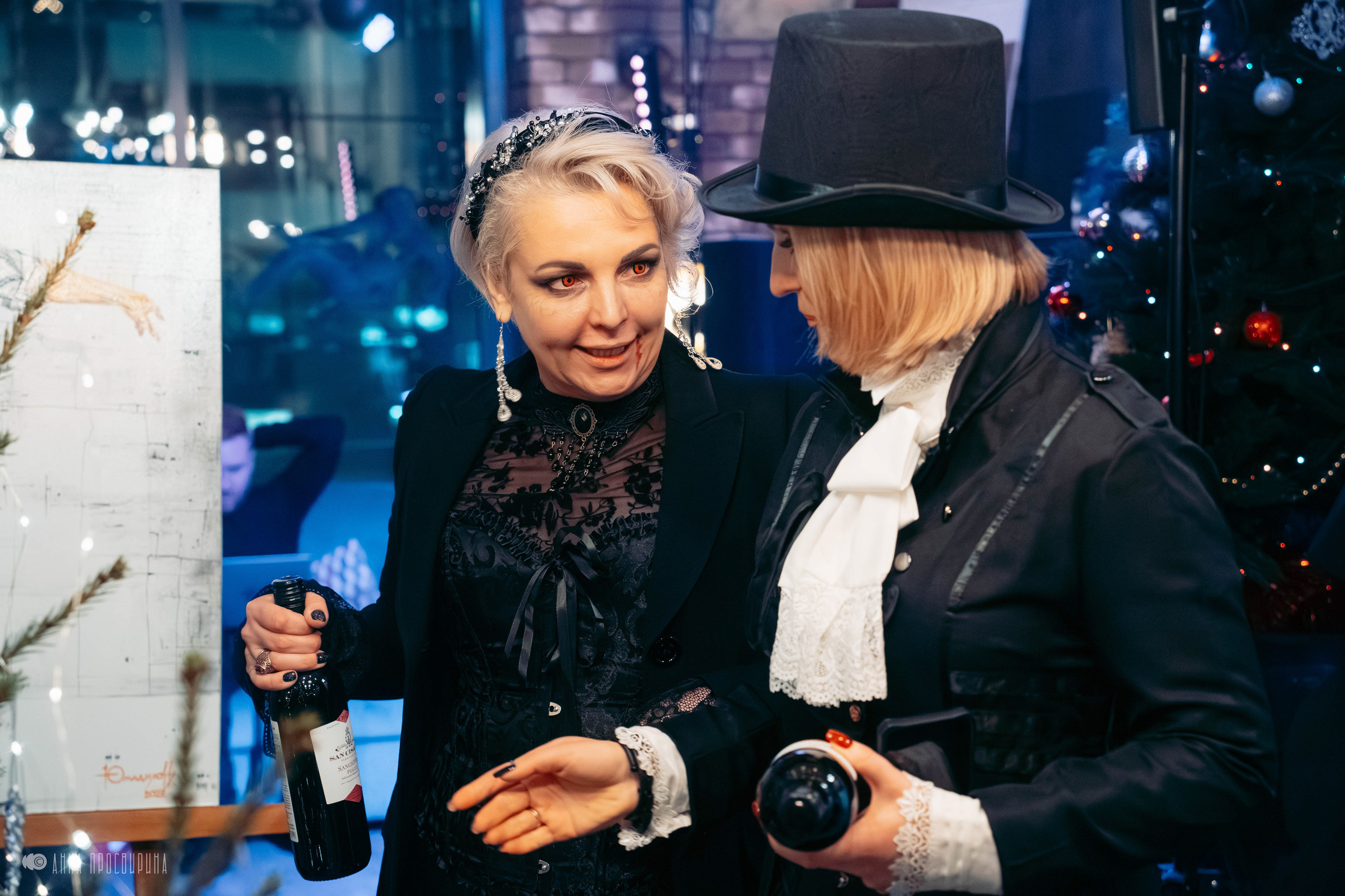Новогодний корпоратив в вампирском стиле, ID Home. Ваш фотограф в Санкт-Петербурге Анна Просвирина