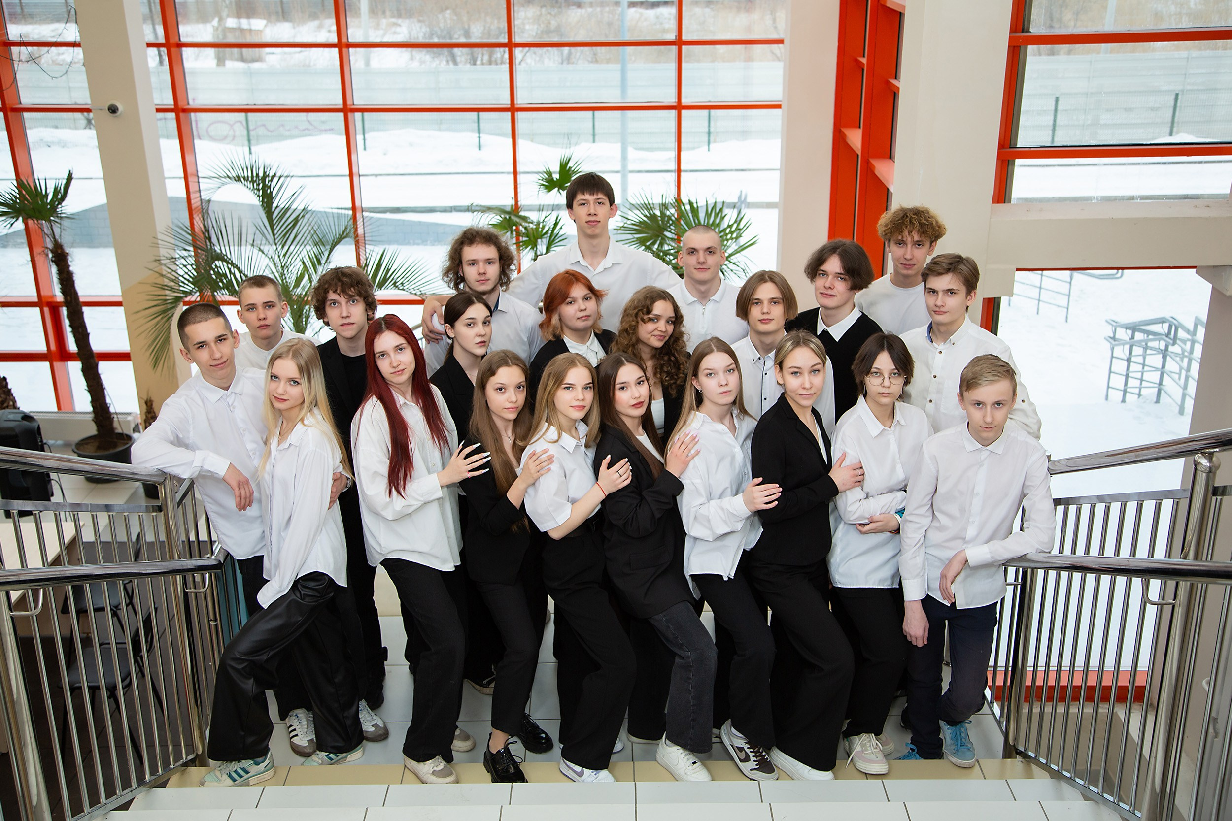 фотосъемка старшеклассников в школе