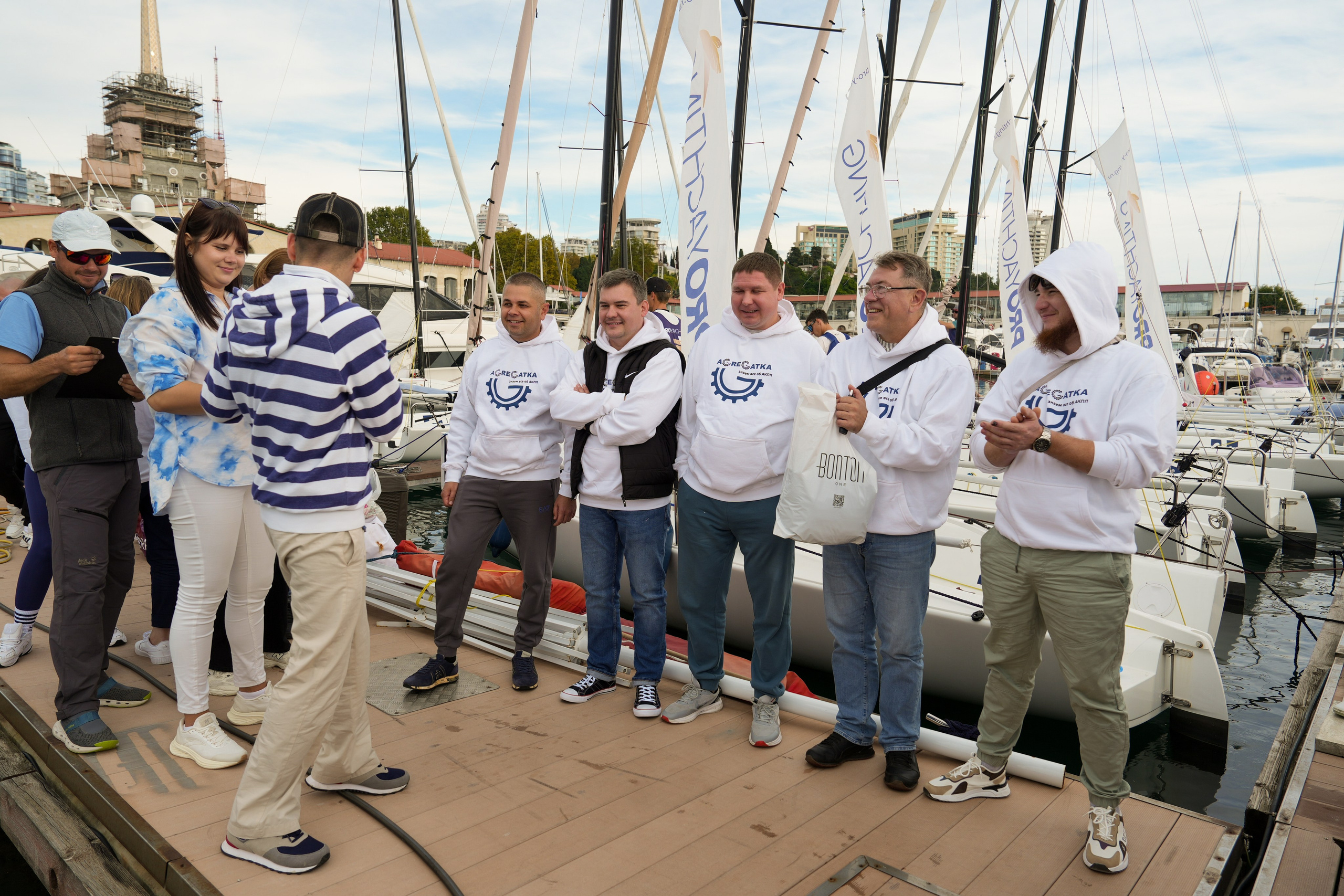 Яхтенная регата для компании Агрегатка. Репортажный фотограф в Красной Поляне и Сочи Павлюченко Екатерина