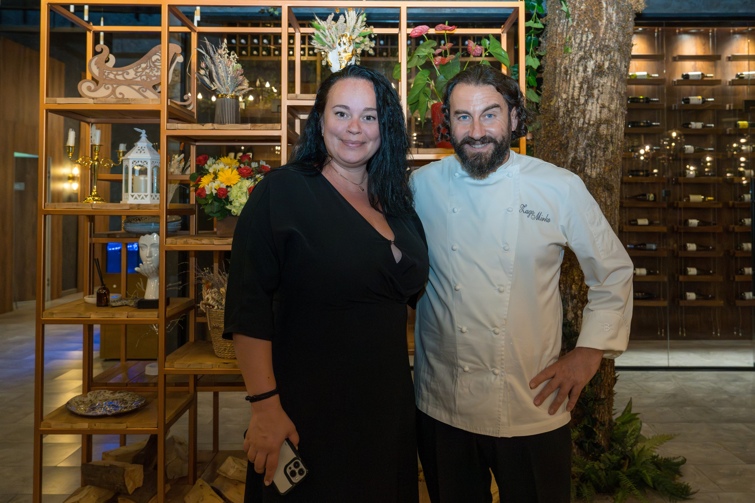 Гастрономический ужин «Лесная Италия» с Мирко Дзаго в ресторане RiverSide. Репортажный фотограф в Красной Поляне и Сочи Павлюченко Екатерина