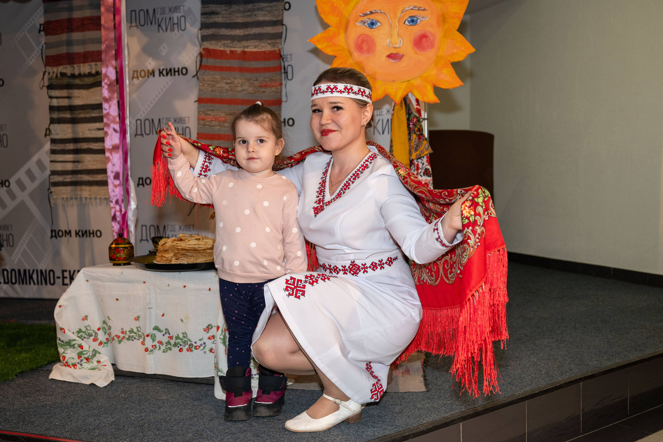 Съёмка в Доме кино