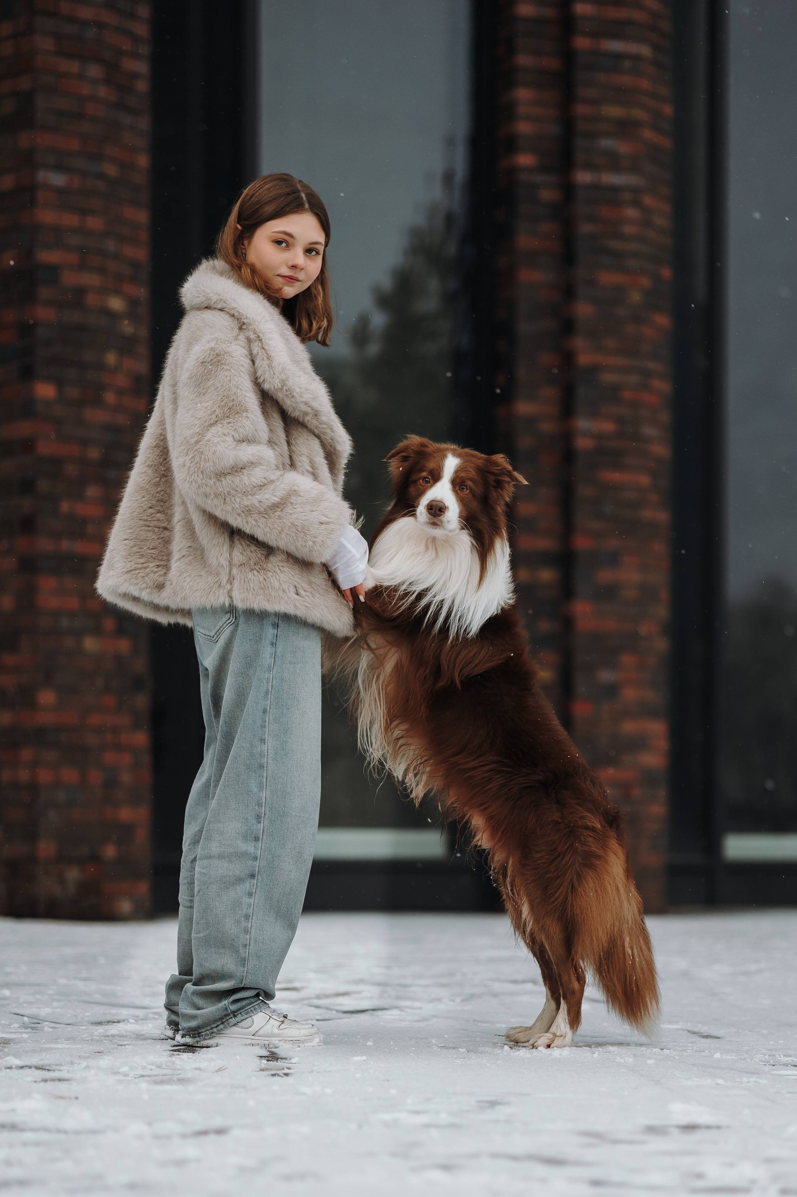 Маша и Брауни. Фотограф-анималист в Санкт-Петербурге Алина Яхонт