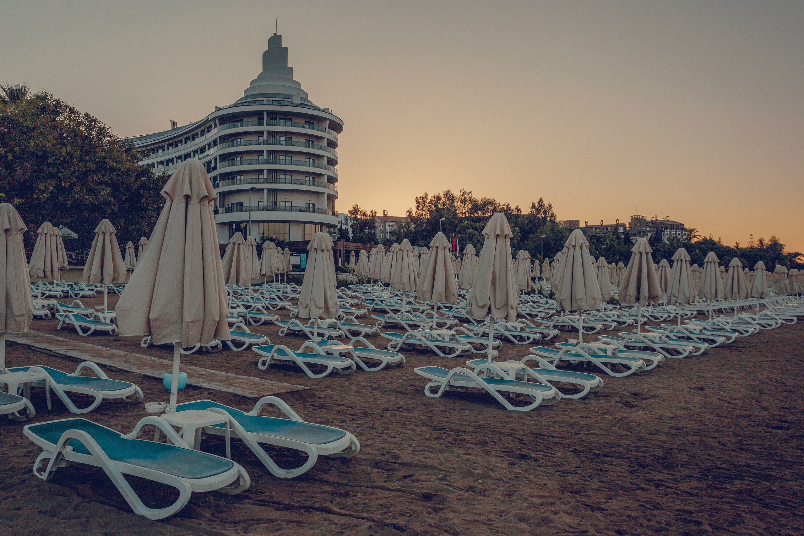 пляж песок отель рассвет