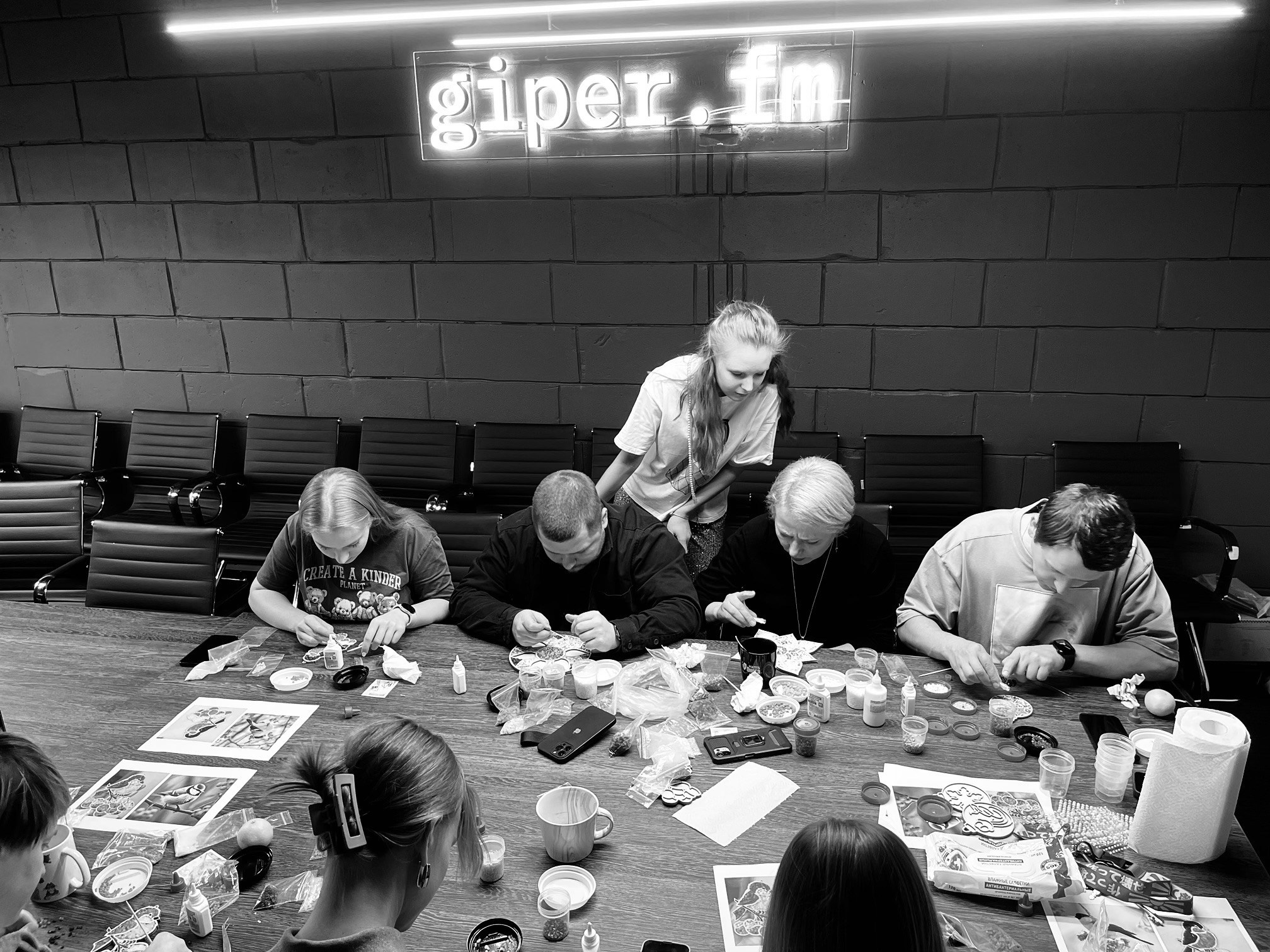 Новый год в офисе. Фотоархив giper.fm