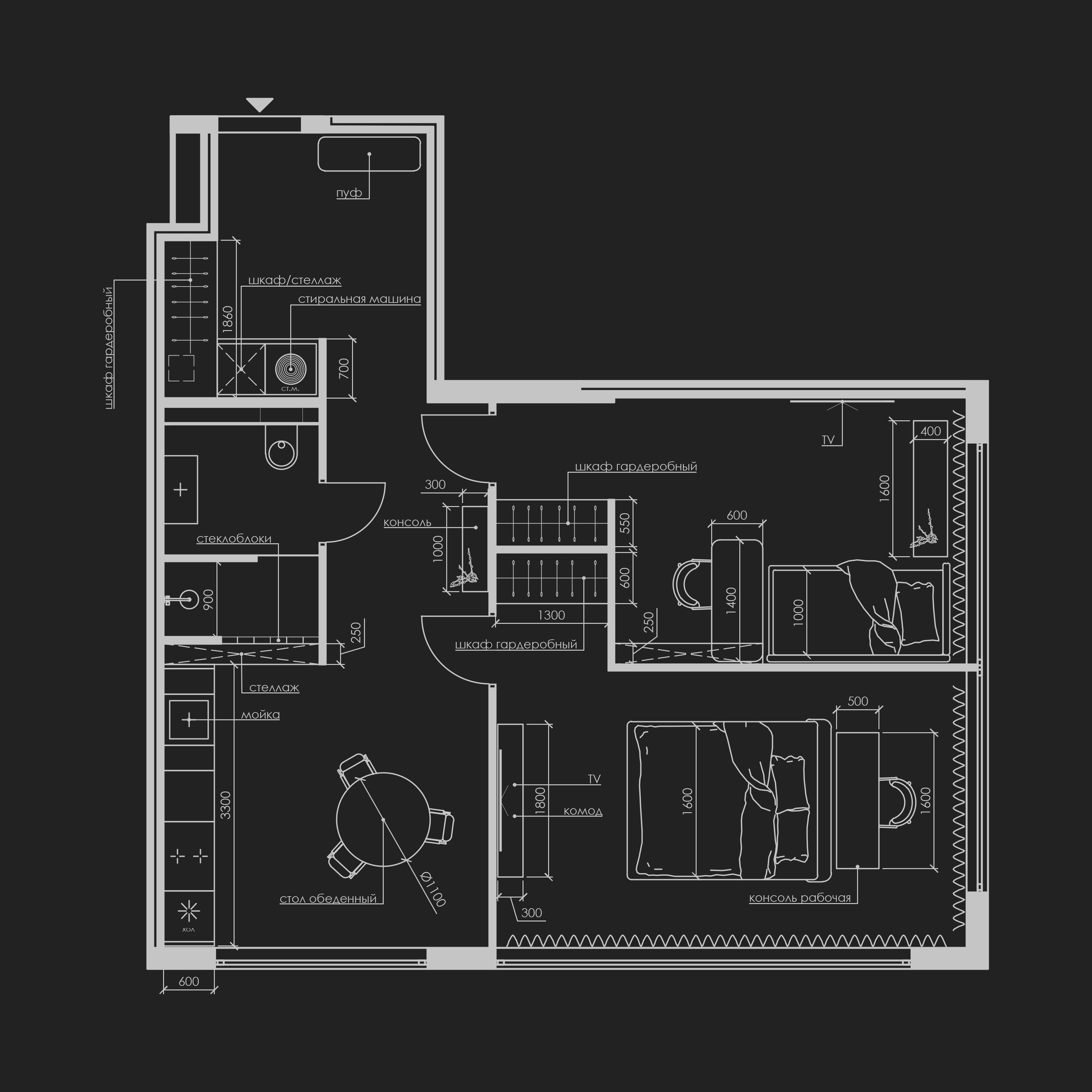 Планировка квартиры в Москве — цена и заказ | ABRISPRO