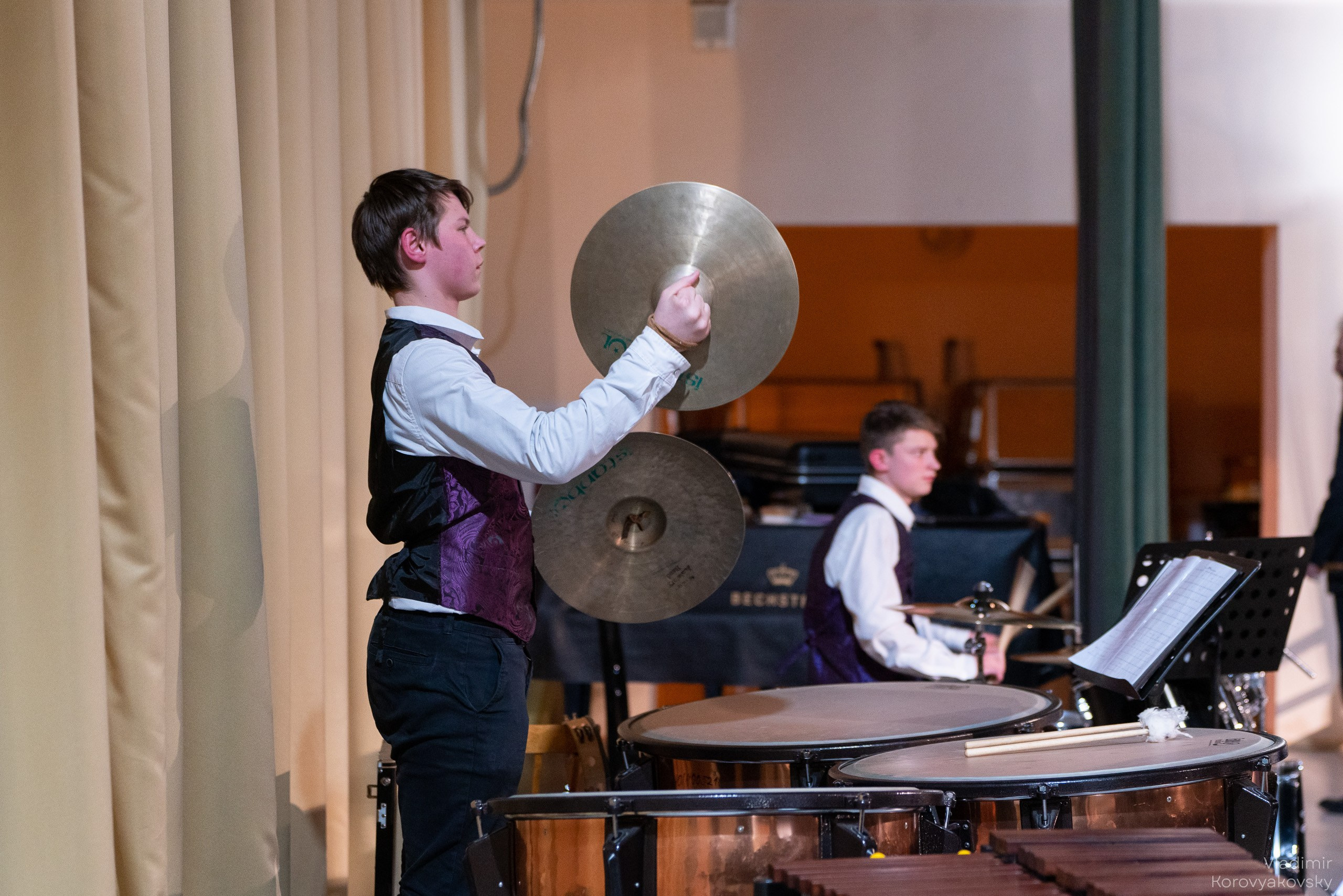 Концерт Духового оркестра ЦГИ ко Дню защитника Отечества. Фотограф Владимир Коровяковский