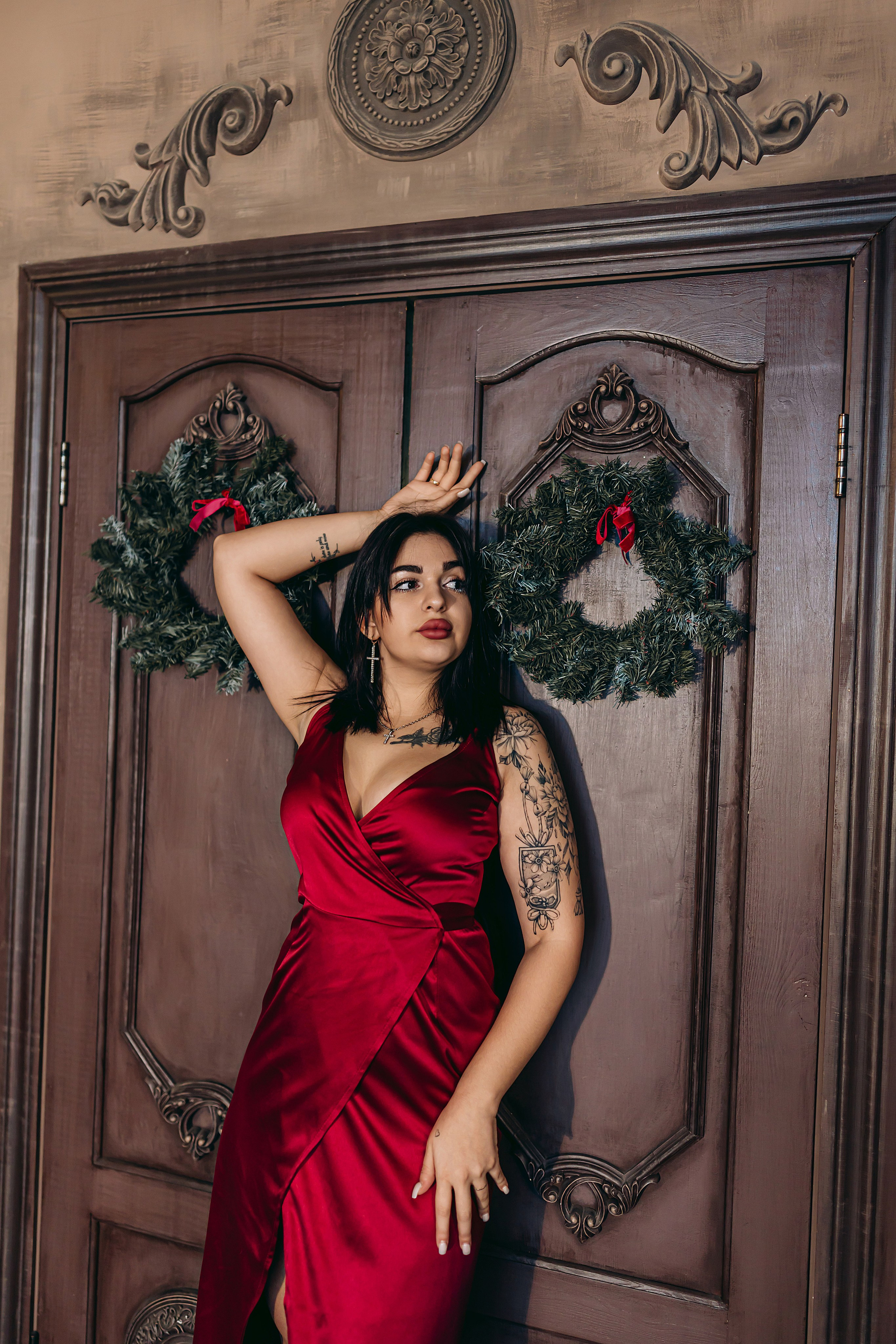 Семейная фотосессия в студии с ребенком