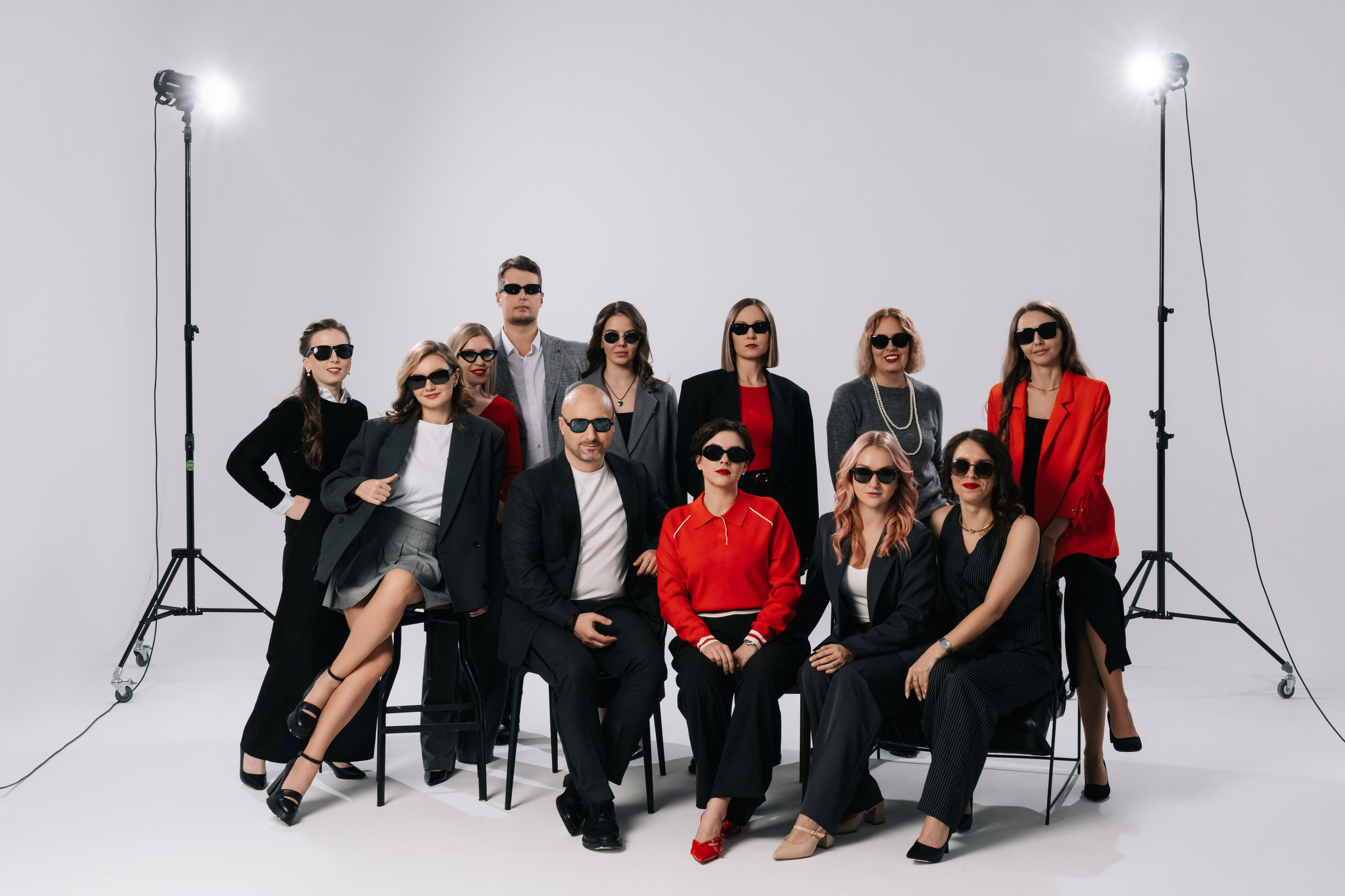 Бизнес фотосессия для сотрудников в фотостудии