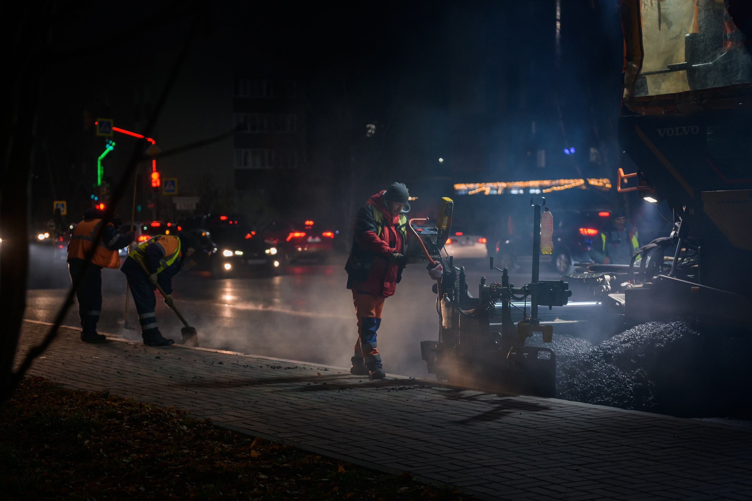 Дорожные работы. Фотограф в Ханты-Мансийске Евгений Жуланов