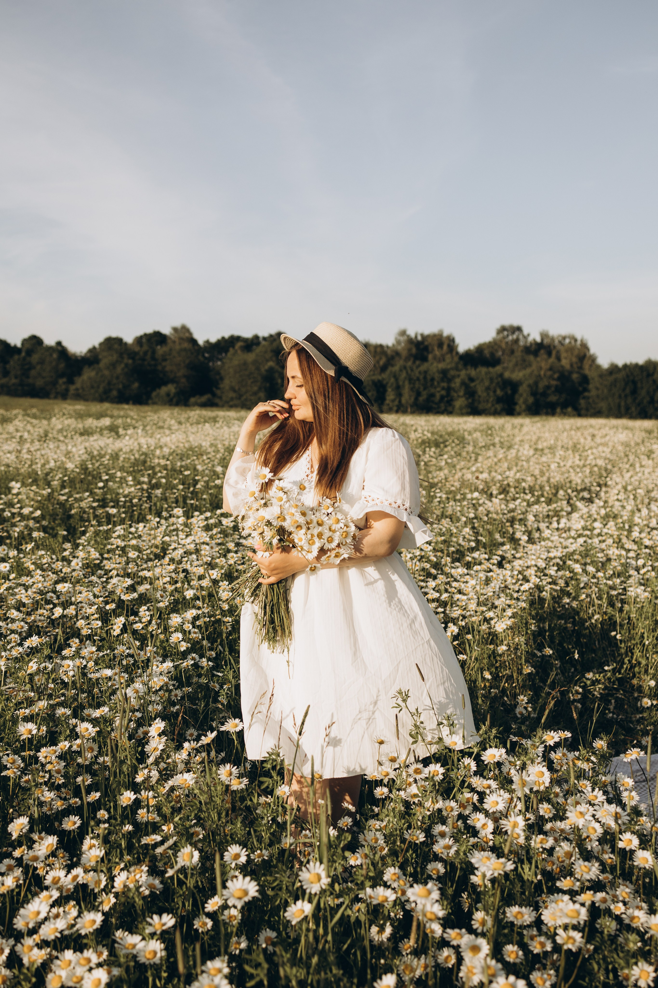Маша и ромашки. Семейный фотограф в Москве Виктория Ястребинская