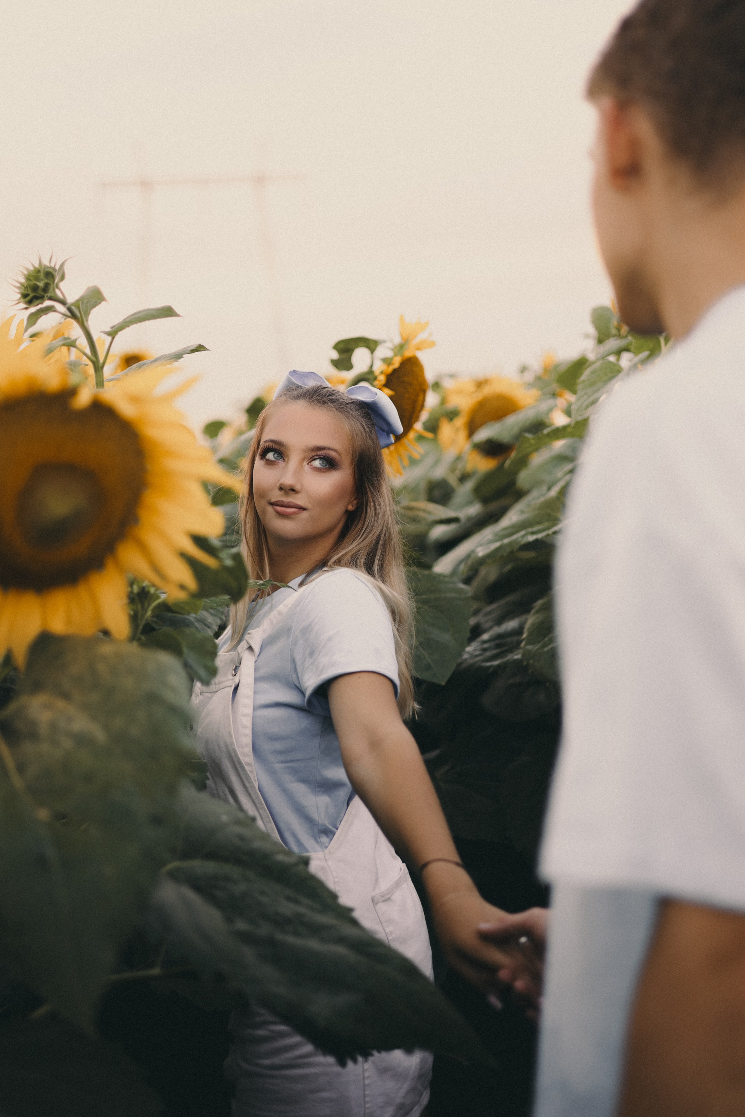 Михаил и Валерия | Подсолнухи. Фотограф Мария Лаенко