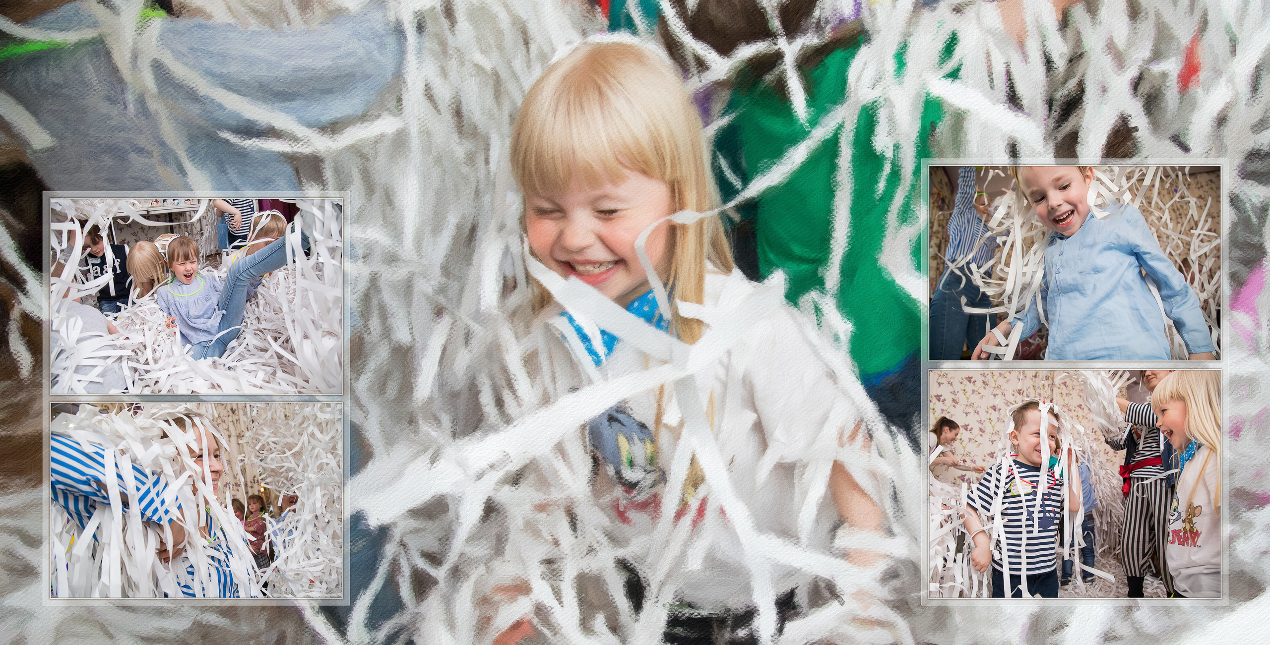 фотосъёмка бумажной дискотеки из фотокниги Константин Дерягина