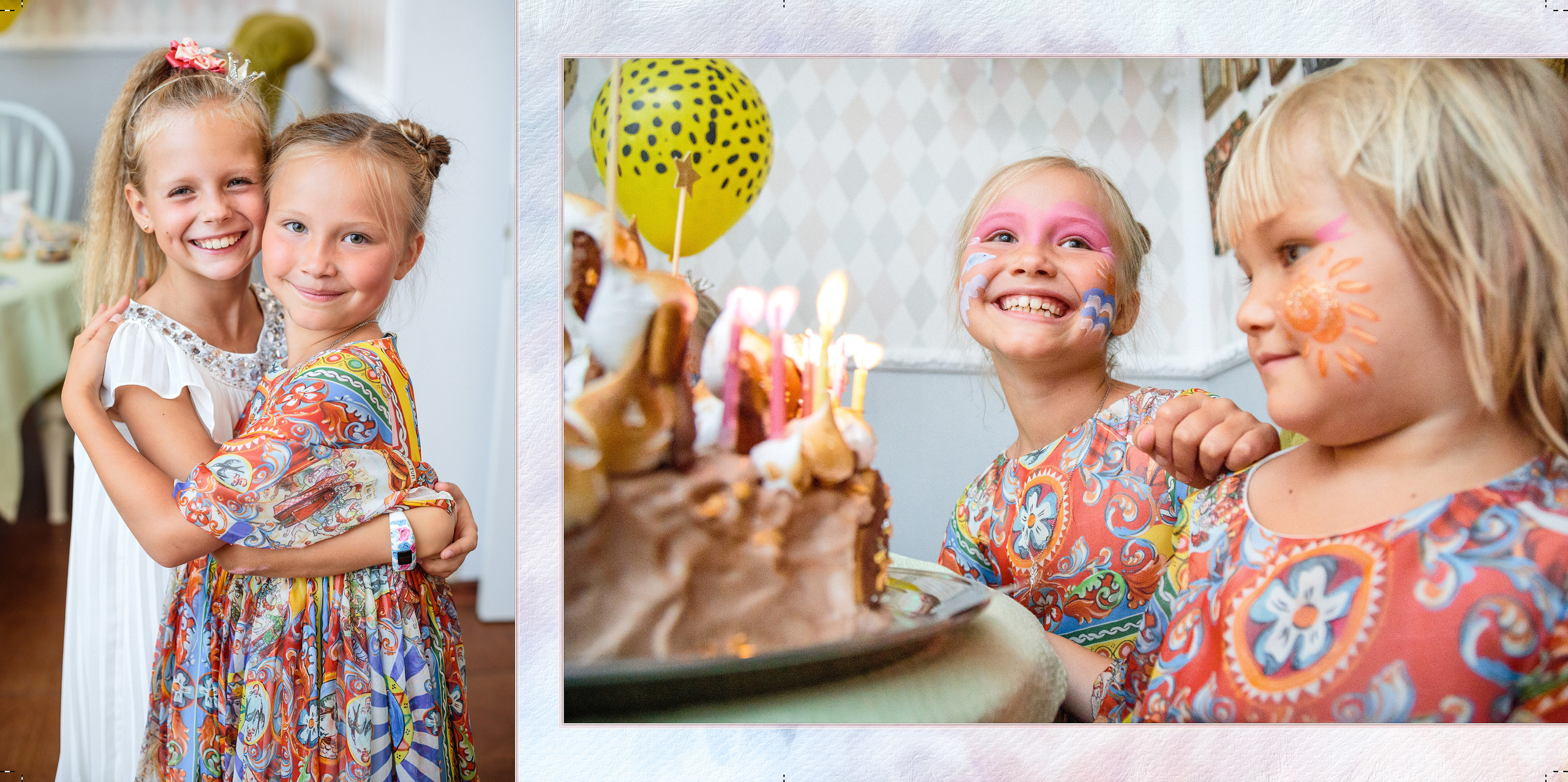 фотографии фотокниги  с дня рождения девочки Даши