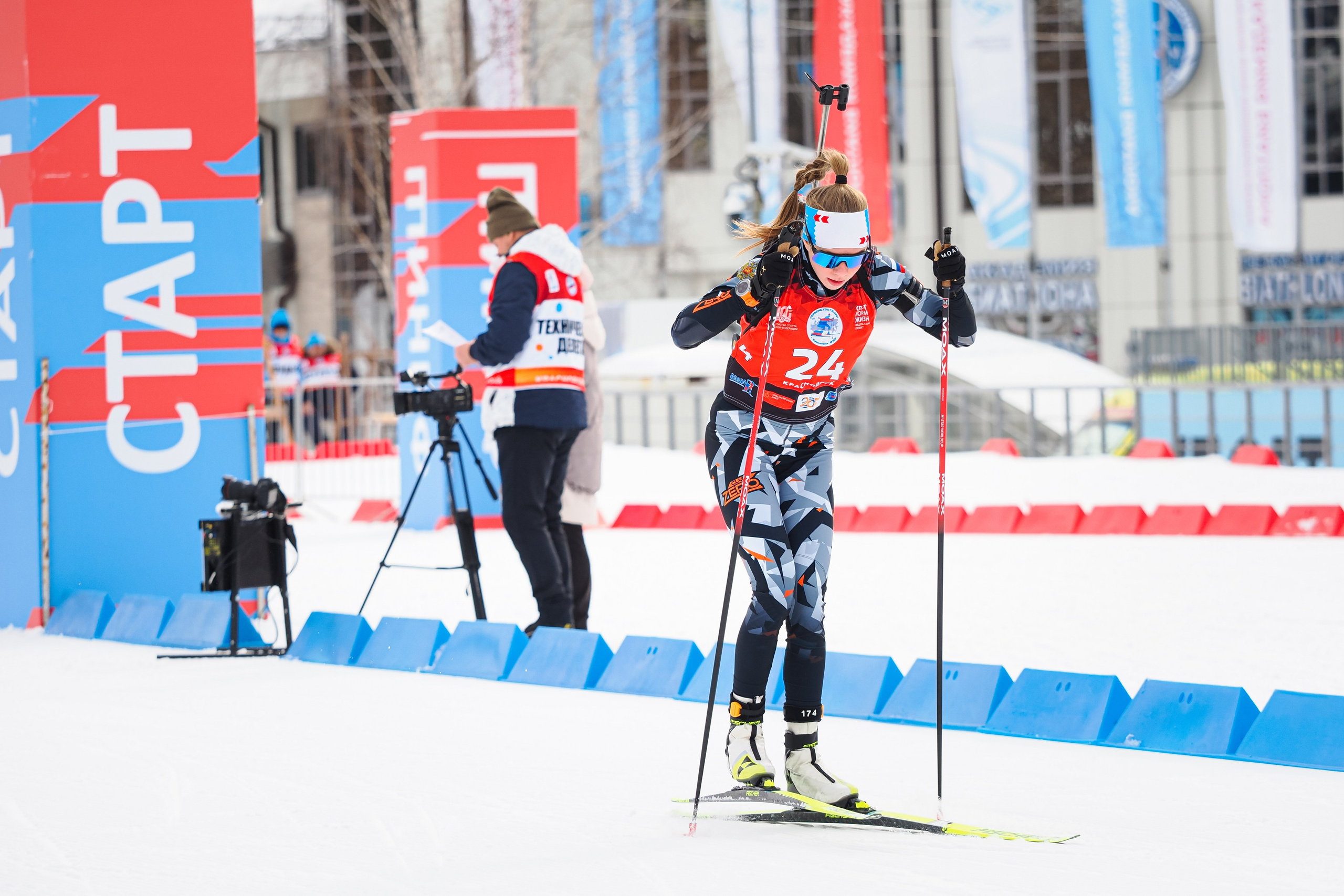 Биатлон / Первенство России. Репортажный фотограф Алексей Козьмин