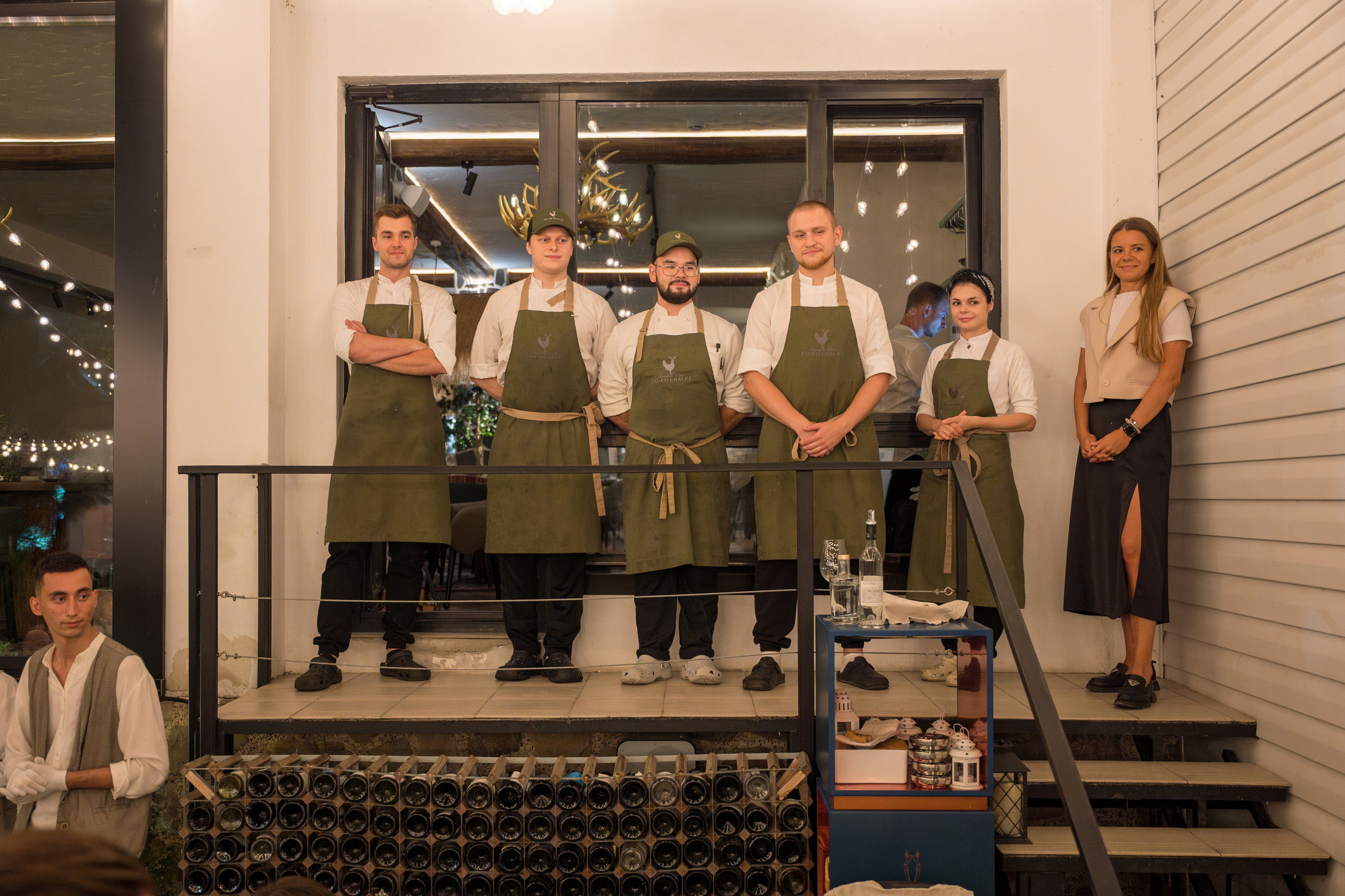 Гастрономический ужин в ресторане Co-Co Chalet. Репортажный фотограф в Красной Поляне и Сочи Павлюченко Екатерина