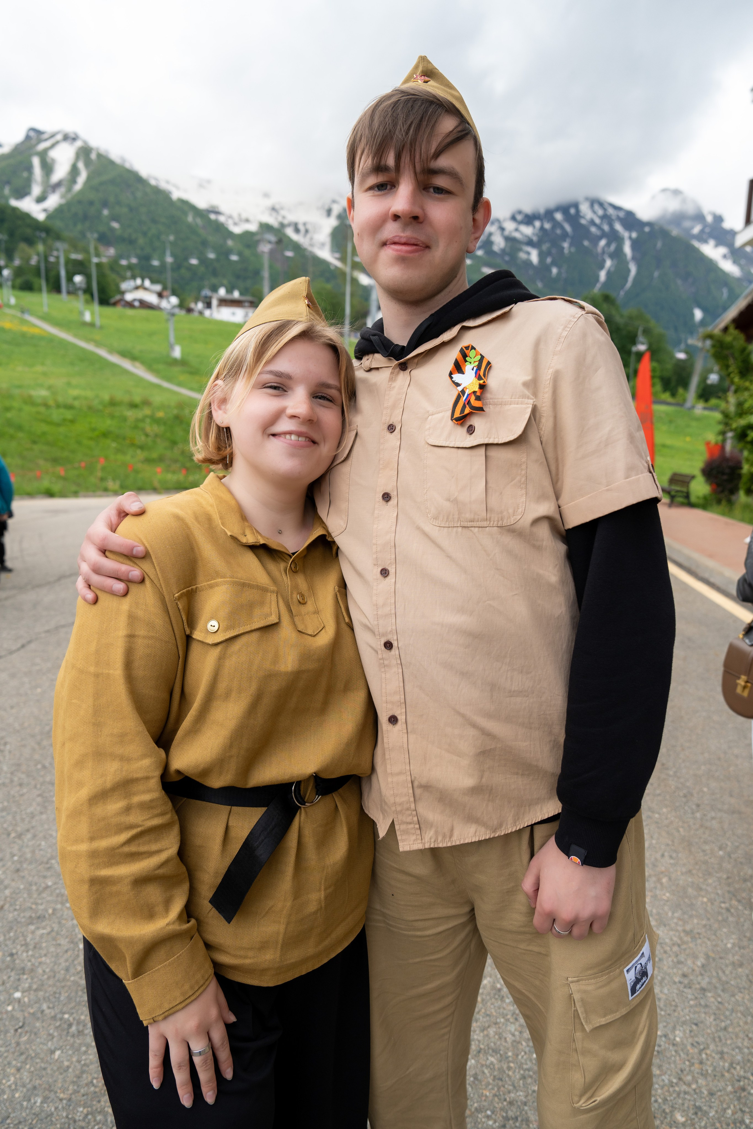 Шествие бессмертного полка 9 мая 2024 Rosa Springs. Репортажный фотограф в Красной Поляне и Сочи Павлюченко Екатерина