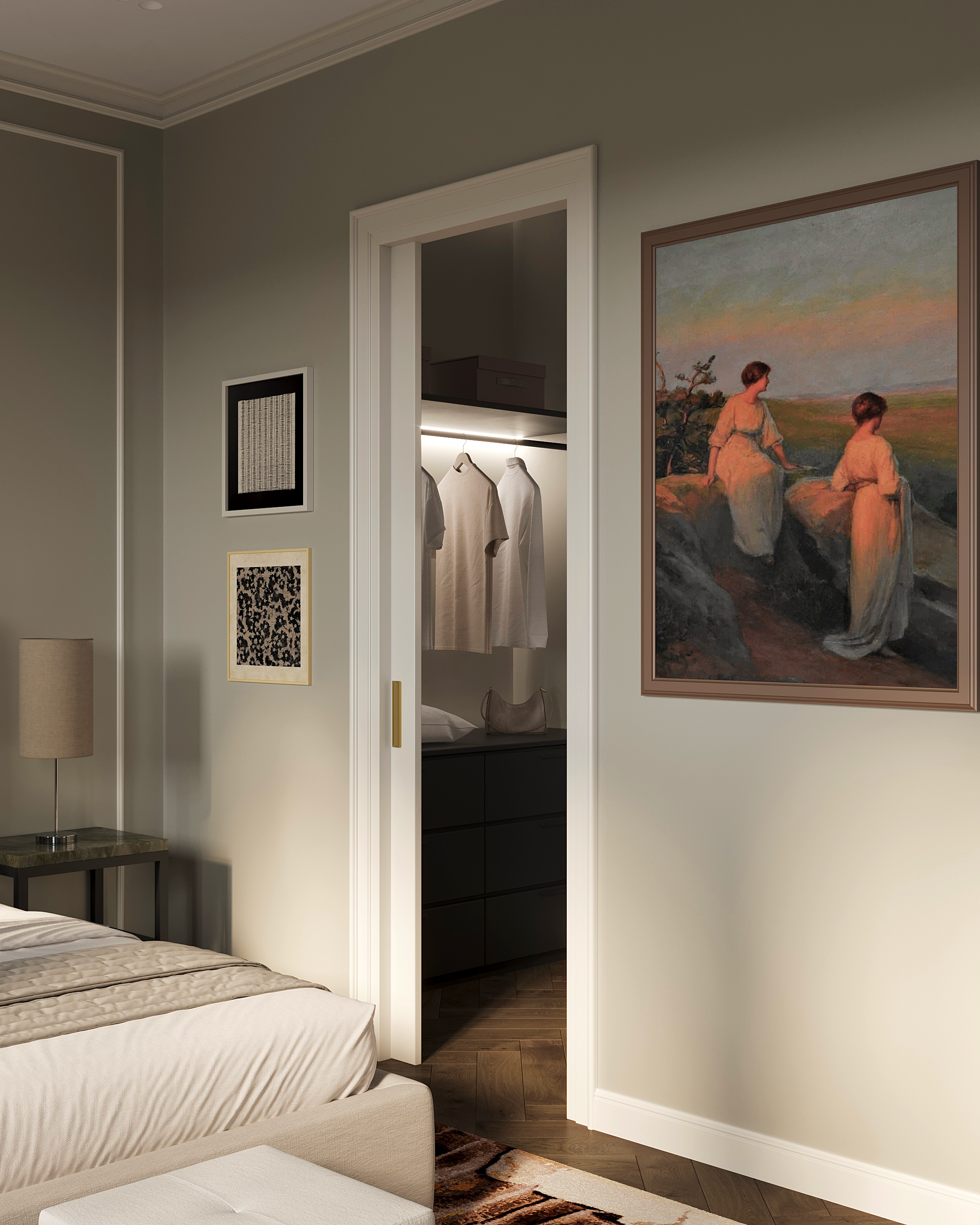 House in Veshki. Cg artist Shchapov Dmitry