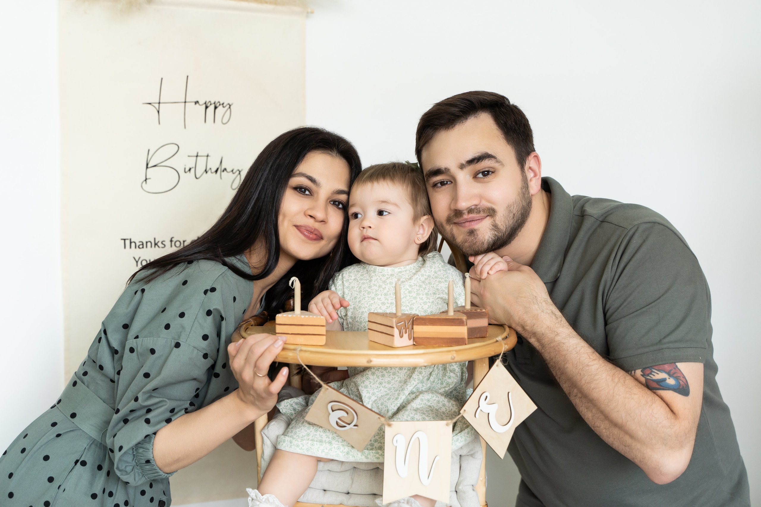 Саша, Гера и Лилу, фотосессия на 1 год. Фотограф Татьяна Мамонтова