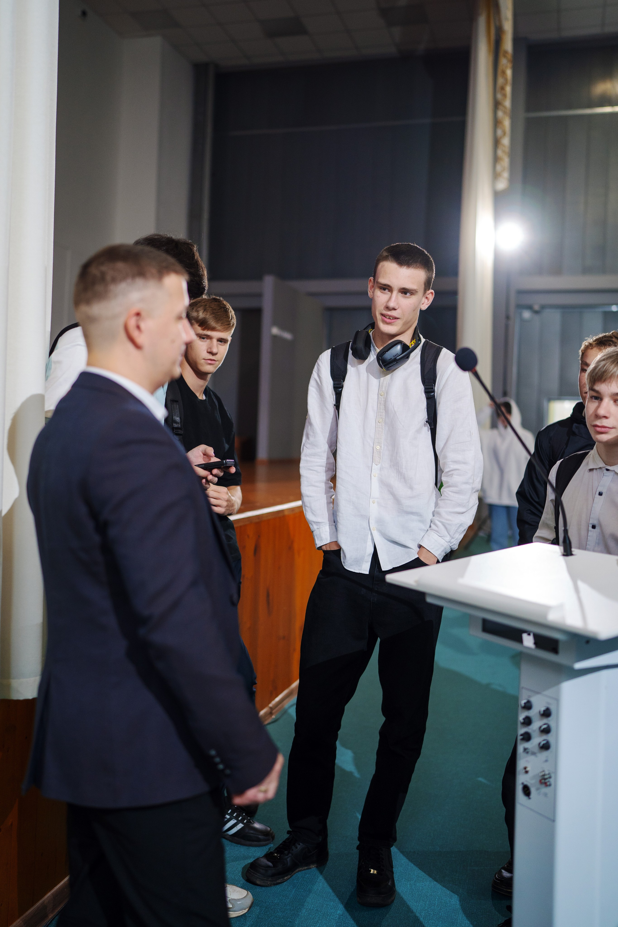 Лекция по киберспорту в школе № 2, п. Энем