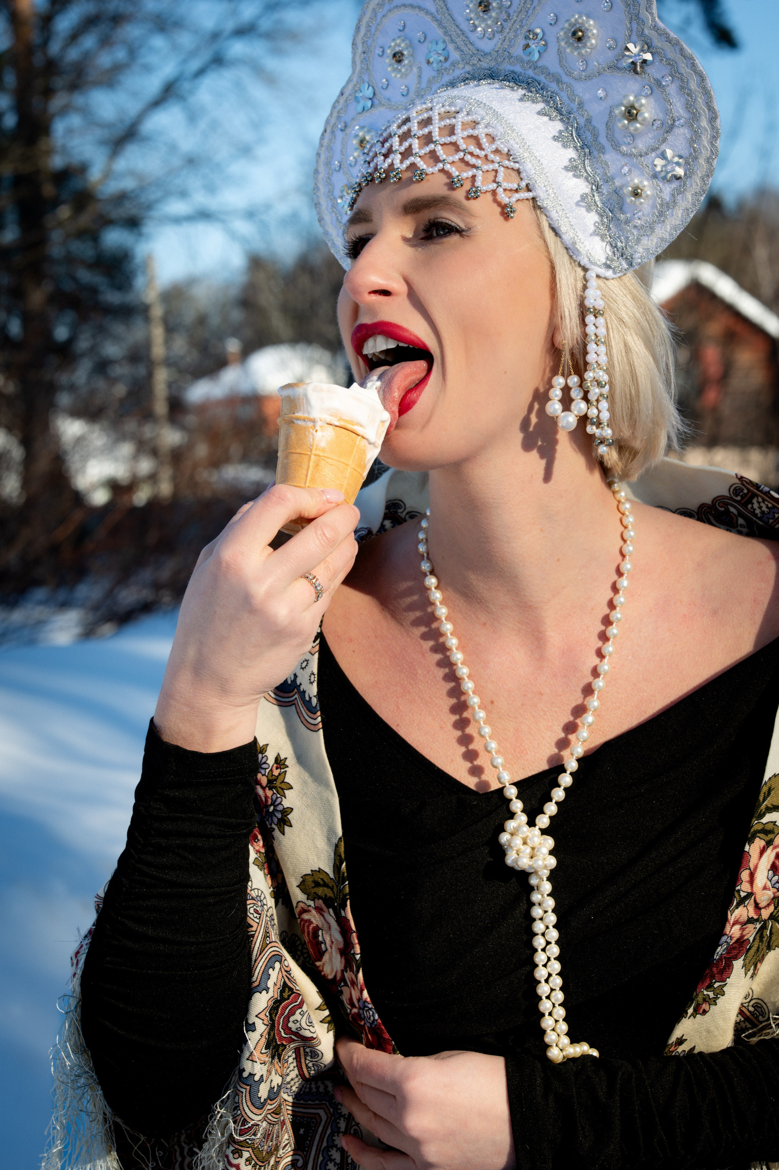 Масленица с Комаро. Семейный и детский фотограф в Королеве, Москве и Московской области Строева Анастасия