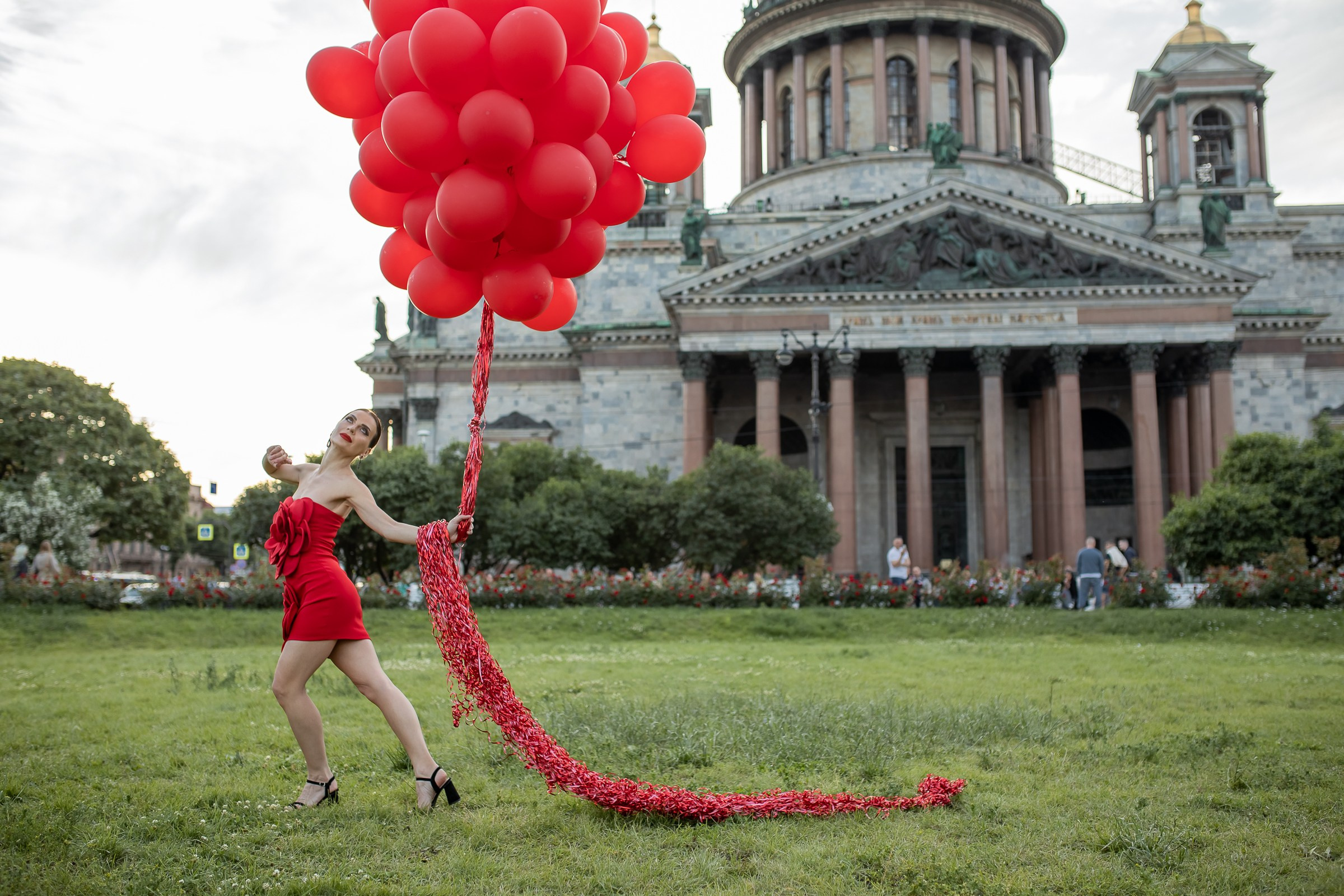 Творческая съемка с воздушными шарами. Татьяна. Свадебный и семейный фотограф в Колпино и СПб Юлия Папанова