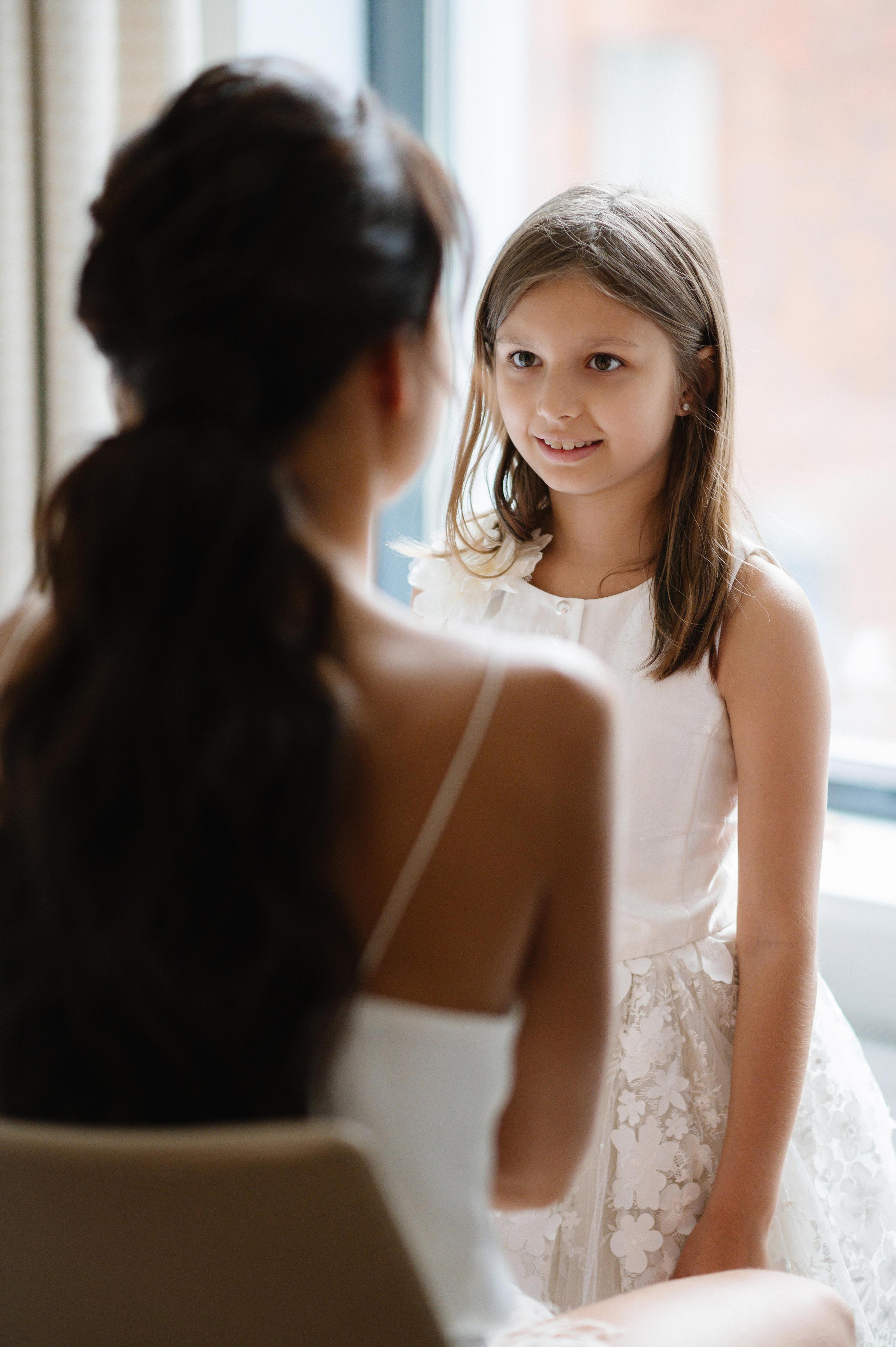 утро невесты с сестрой