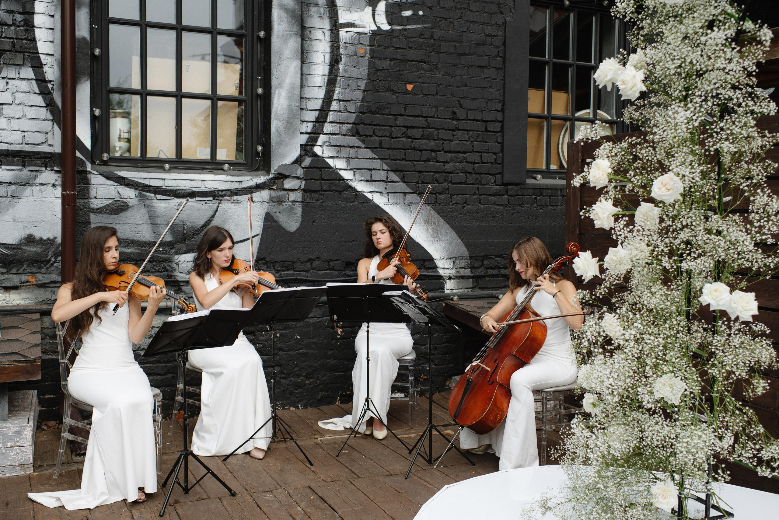 арка из гипсофилы