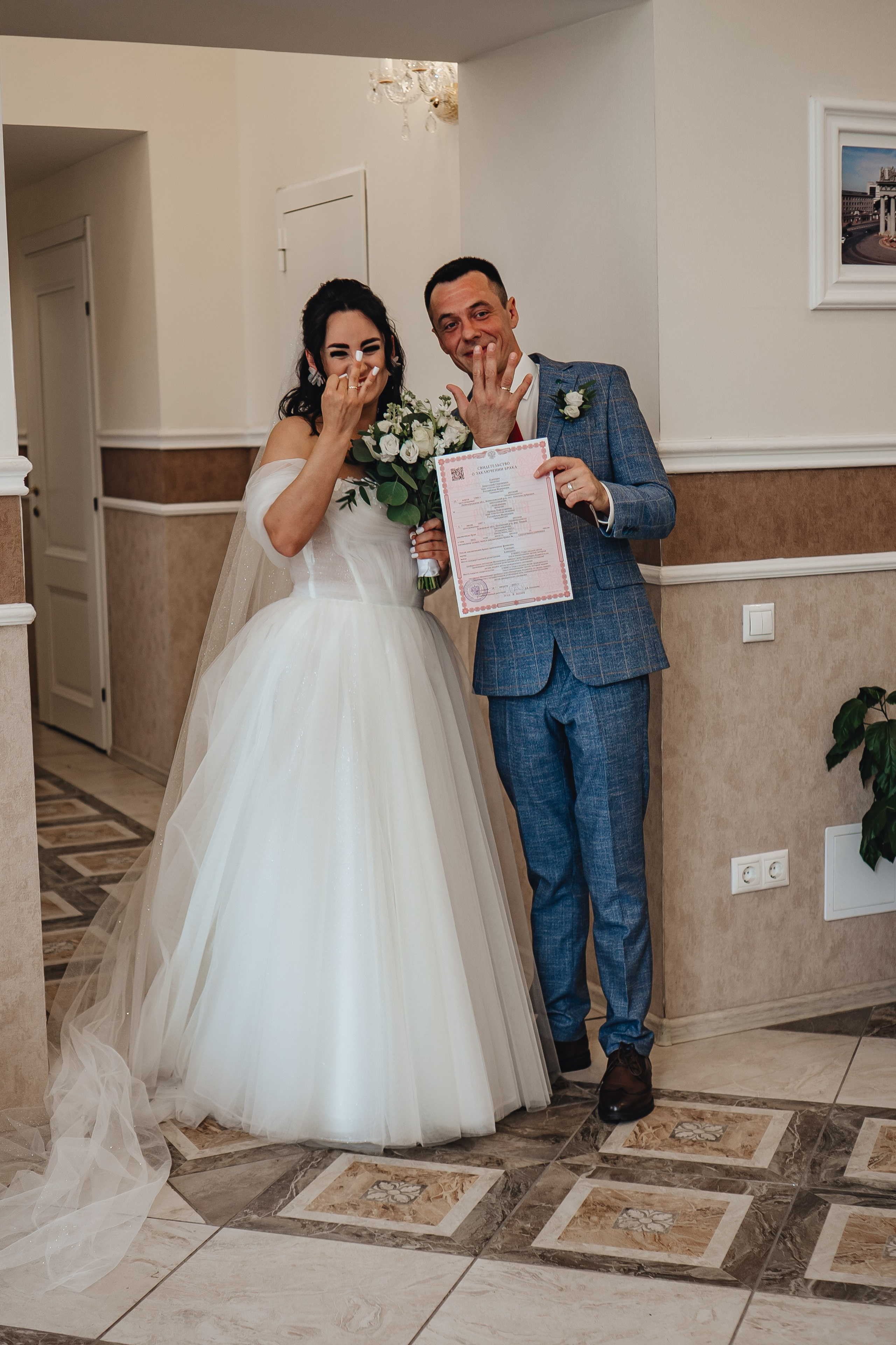 СВАДЕБНАЯ СЬЕМКА В ЗАГСЕ НА МОСКОВСКОМ ПРОСПЕКТЕ. Профессиональный фотограф, Санкт-Петербург — Виктория Богомолова