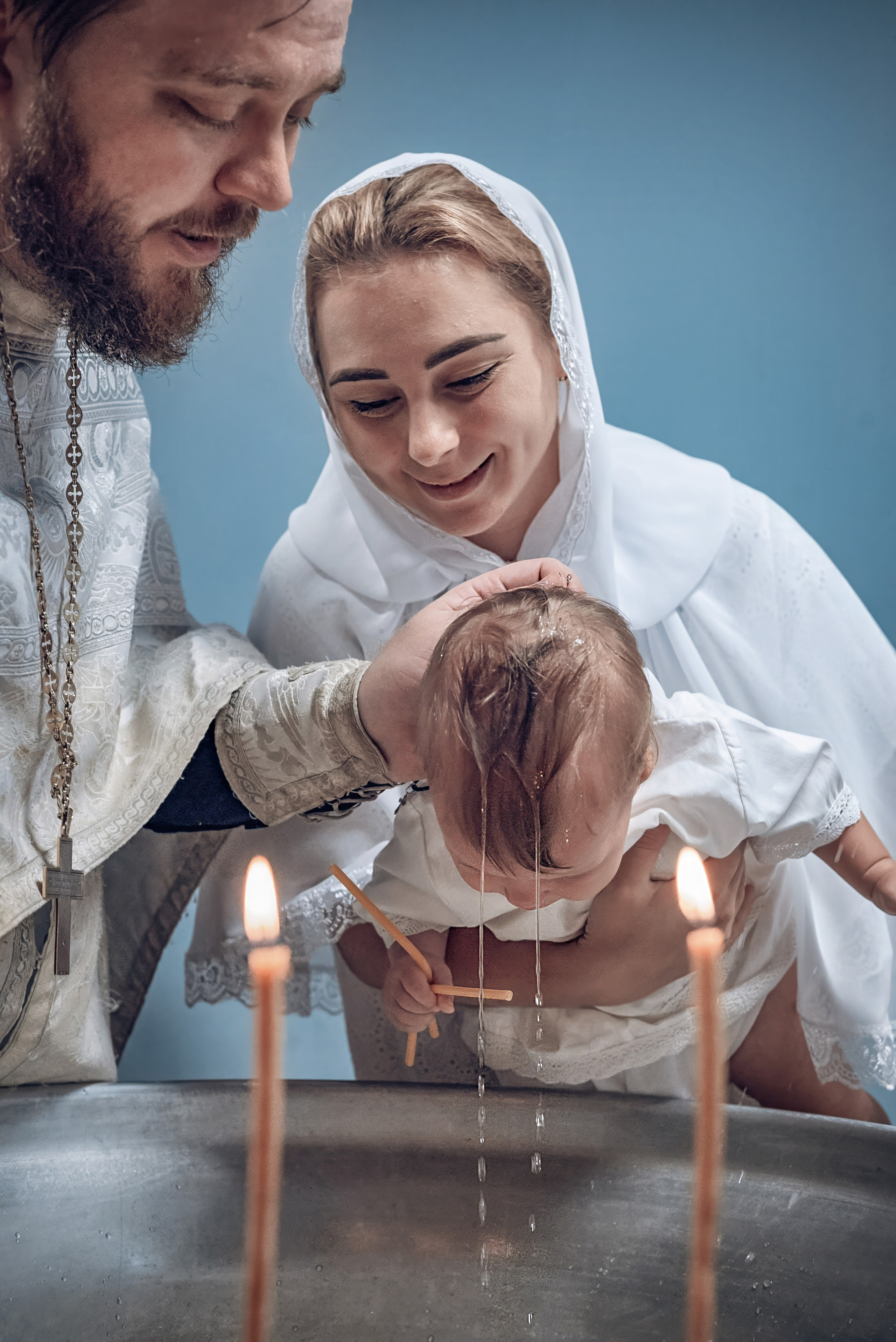 Съемка таинства крещения в храме Николая Чудотворца Красноярск. Фотографы крещения/венчания  Красноярск Татьяна и Вячеслав Переваловы