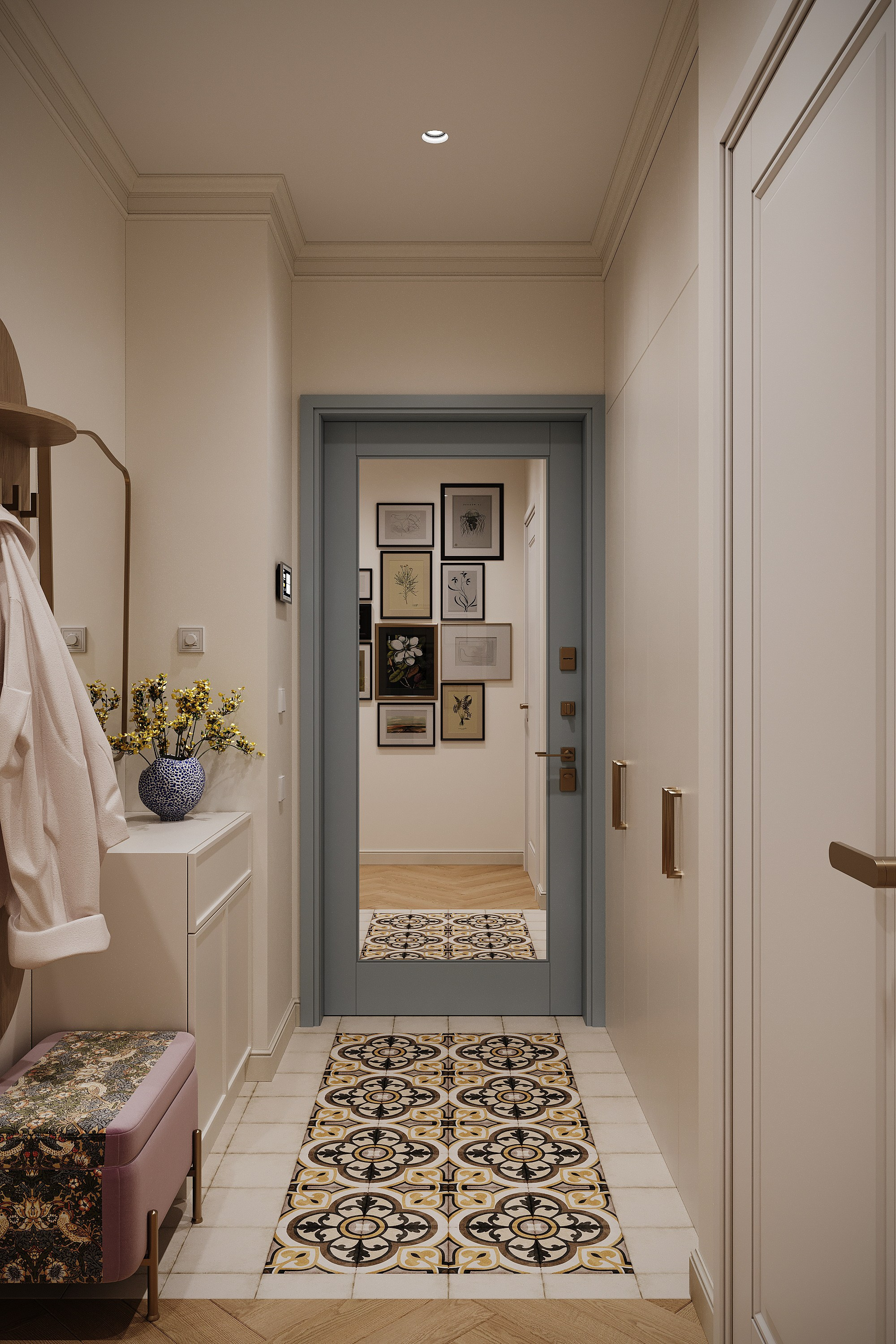 ЖК Петровский парк II — 70 м². КОМНАТА АИСТА дизайн-бюро | AIST ROOM design bureau