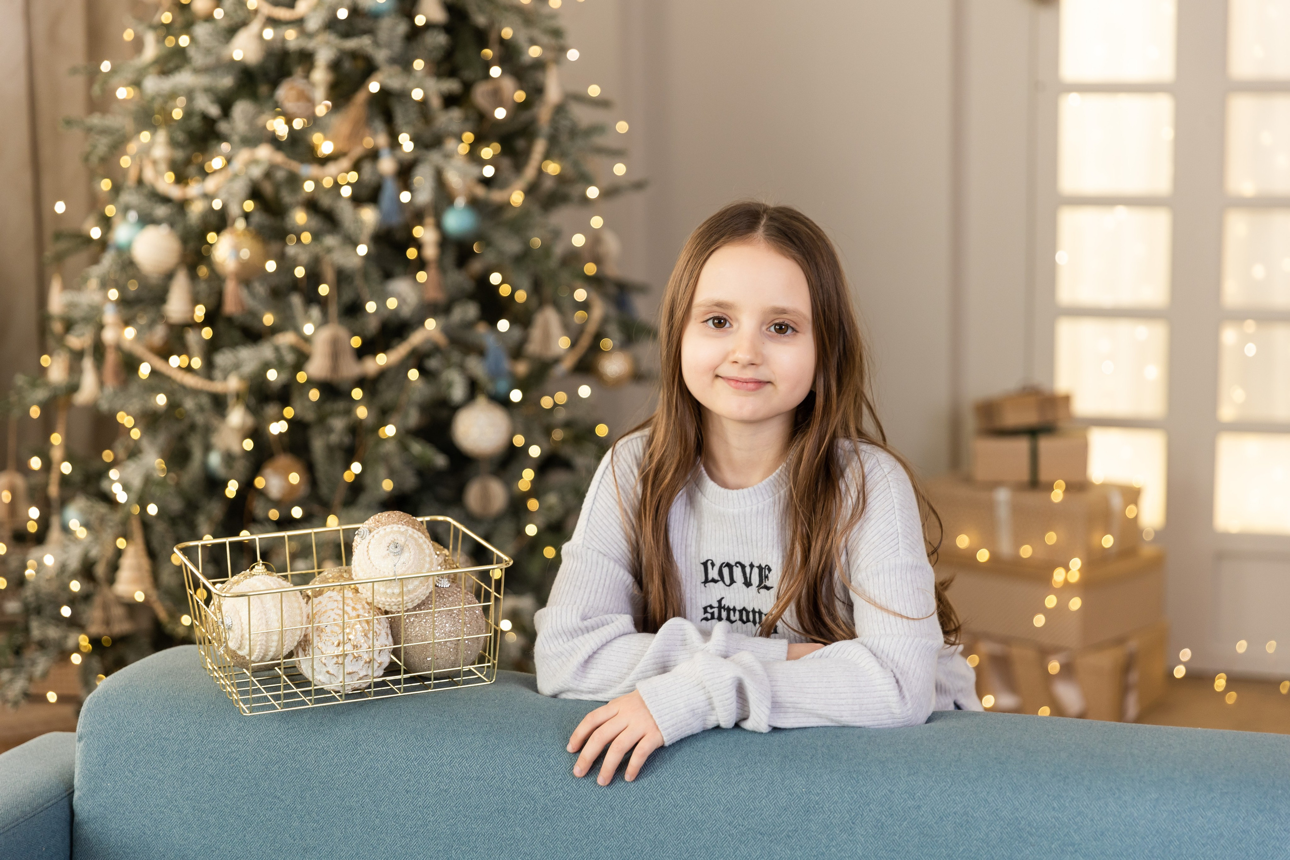 Новогодняя фотосессия в студии 4 класс. Семейный, детский, школьный фотограф в Благовещенске Яна Белоусова