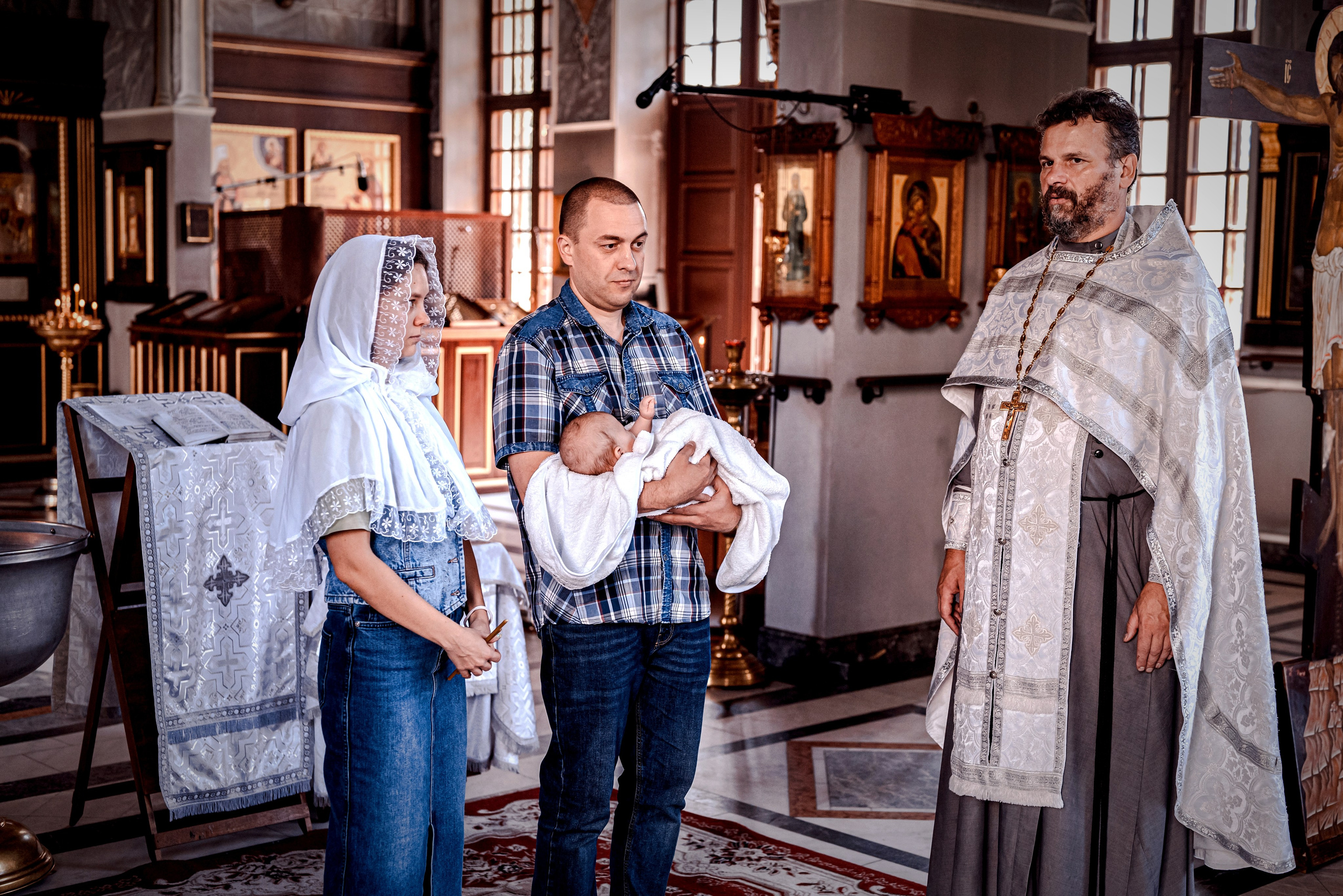 Крещение Екатерина. Семейный и детский фотограф Москва