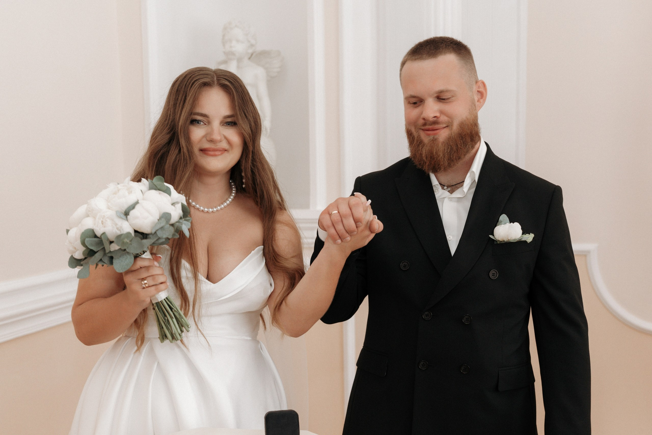 Свадьба Анастасии и Евгения, Картинная галерея, прогулка в лесу. Ресторан «Хлеб и Винотека». Свадебный фотограф в Тамбове Павел Четвертков