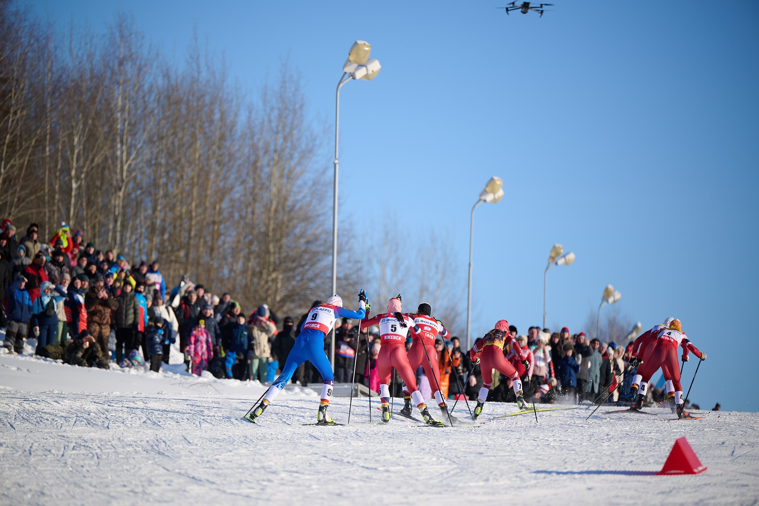 VI этап ФосАгро Кубка России по лыжным гонкам. Спринт. Ижевск 25.01.2025. Спортивный репортажный фотограф в Ижевске Сергей Мерзляков