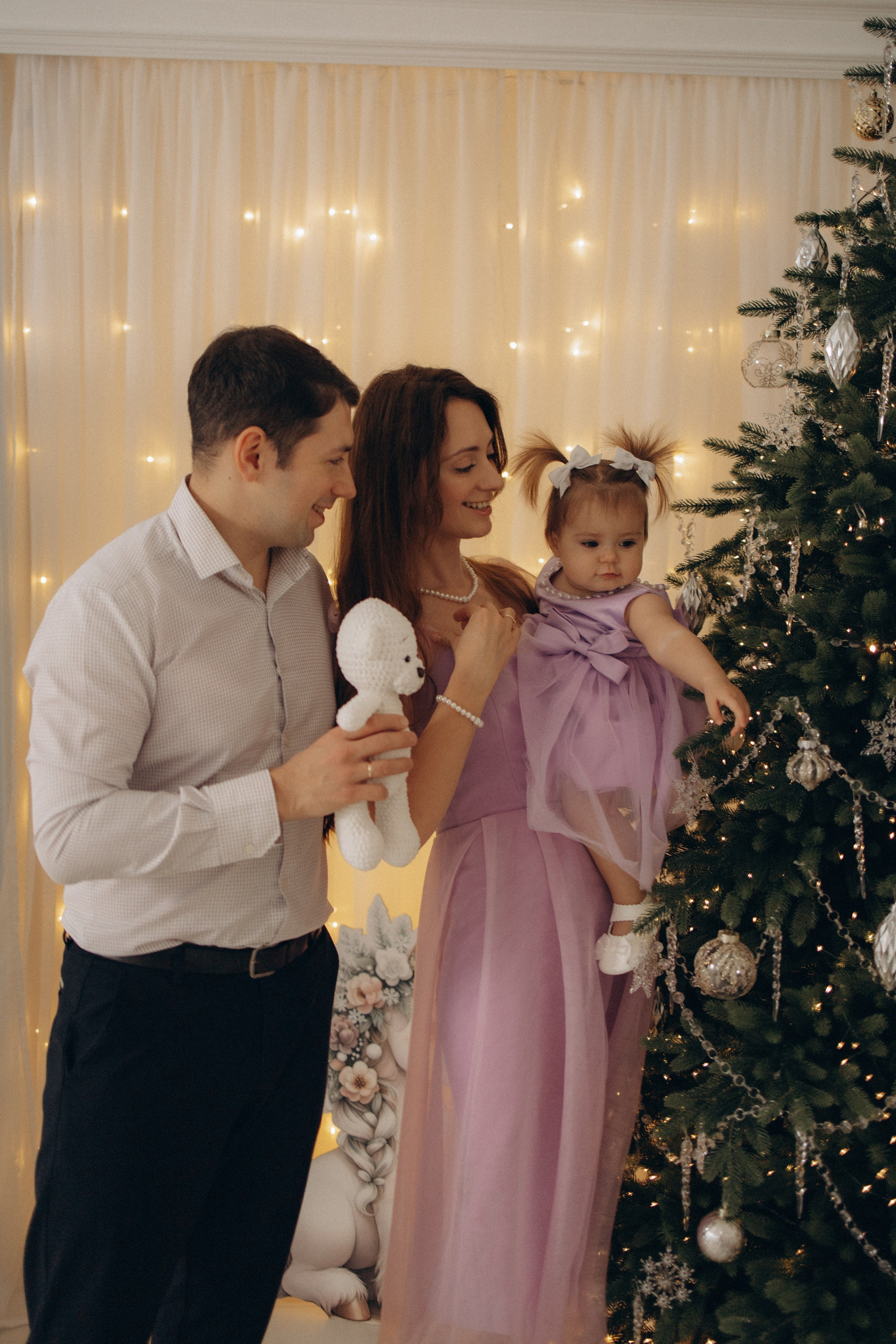 Новый год маленькой Анечки. Семейный фотограф в Москве Анастасия Шалда