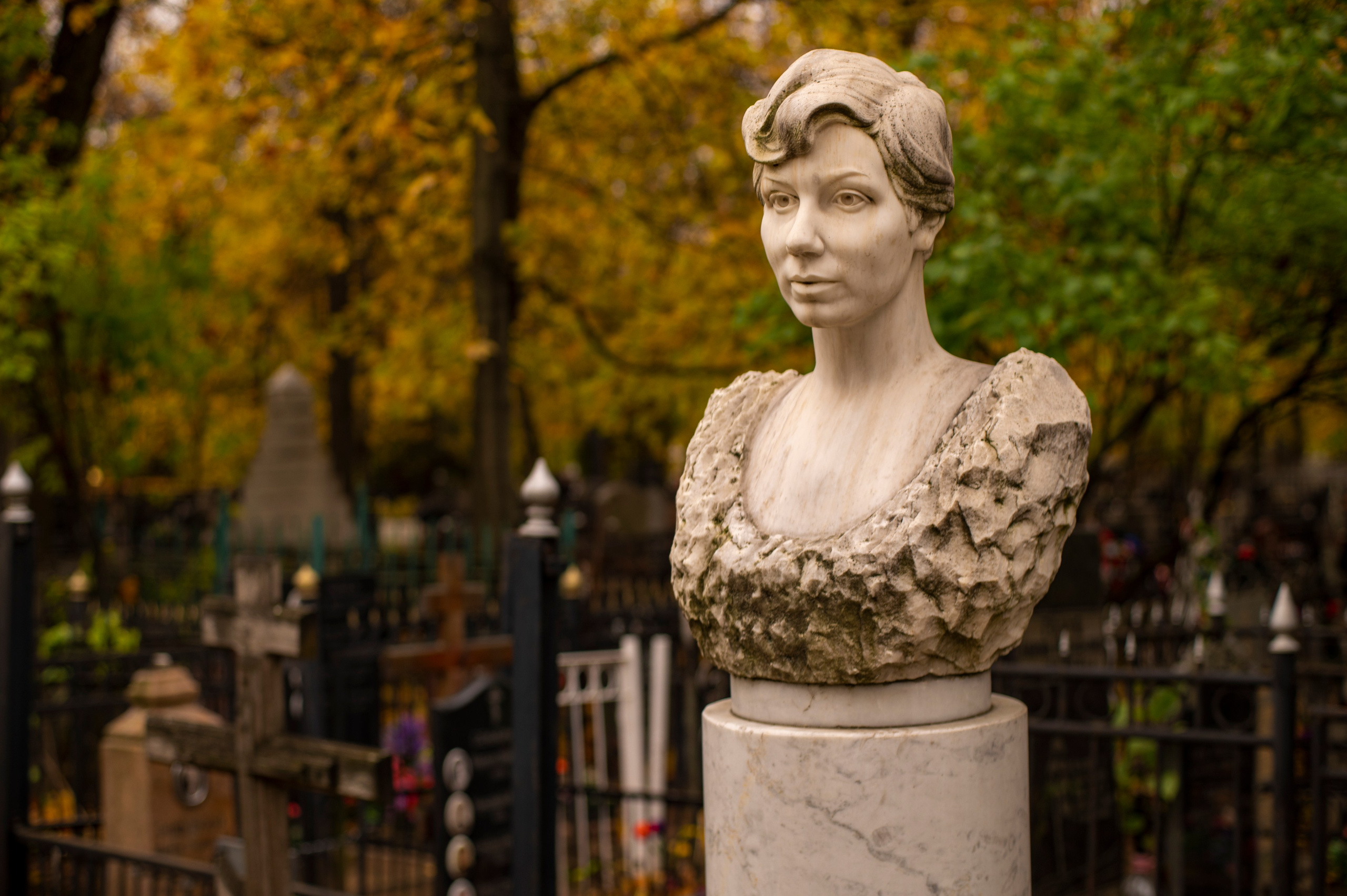 Ваганьковское кладбище. Фотограф Роман Адлер