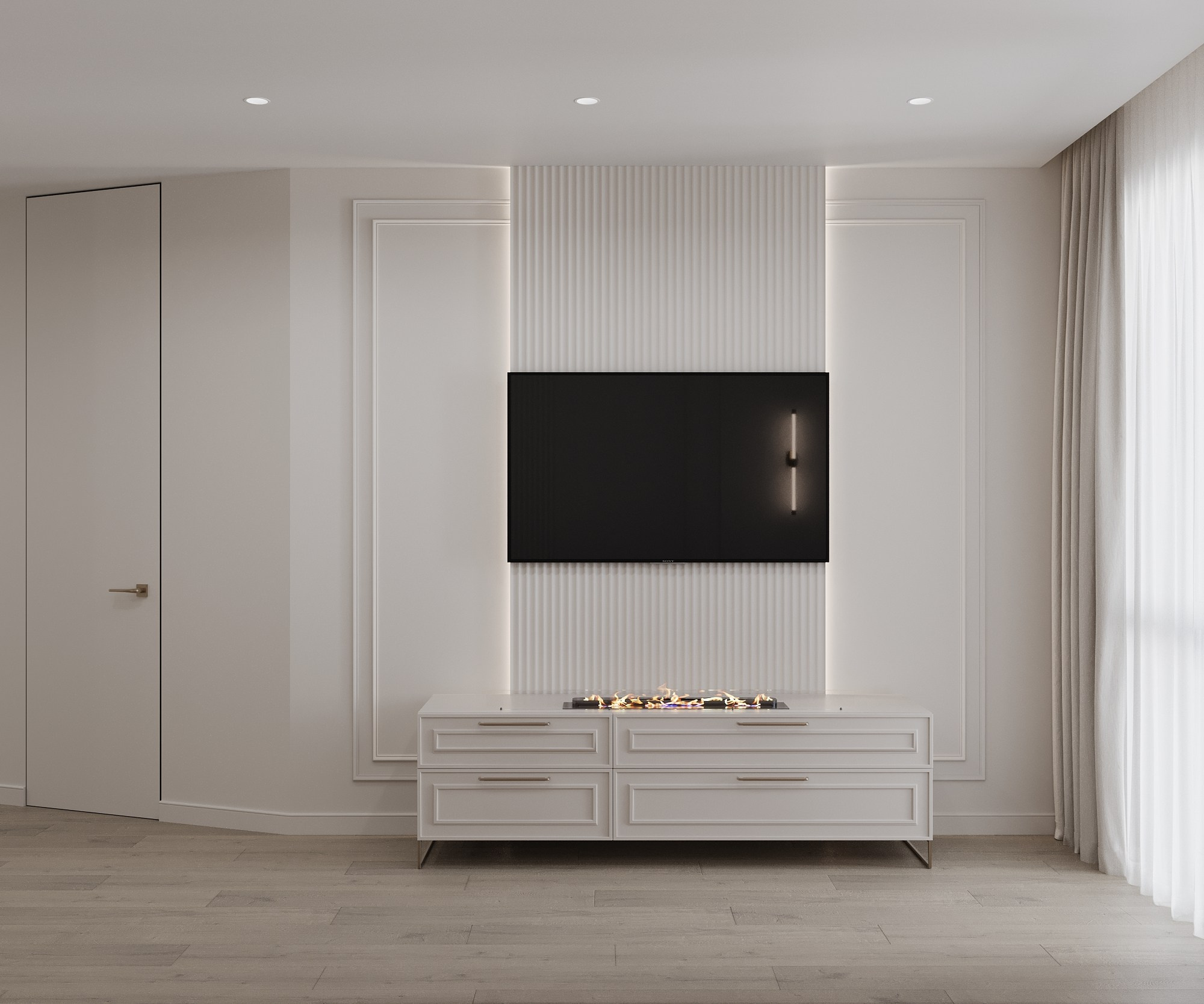 Квартира 55 кв. м. ЖК Кумир. Annything design