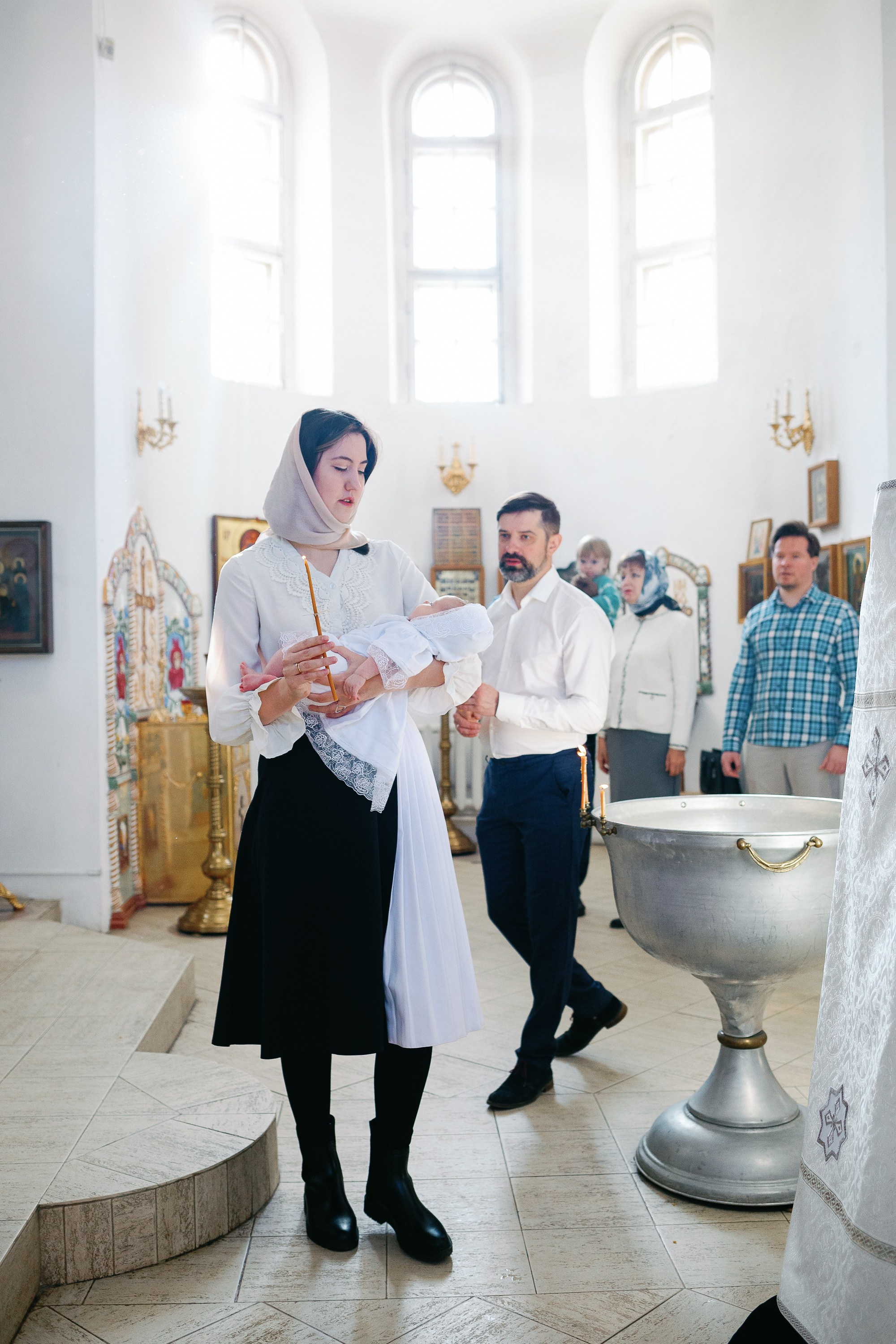 Фотограф на Крещение в Храме Преподобного Андрея Рублева в Электростали