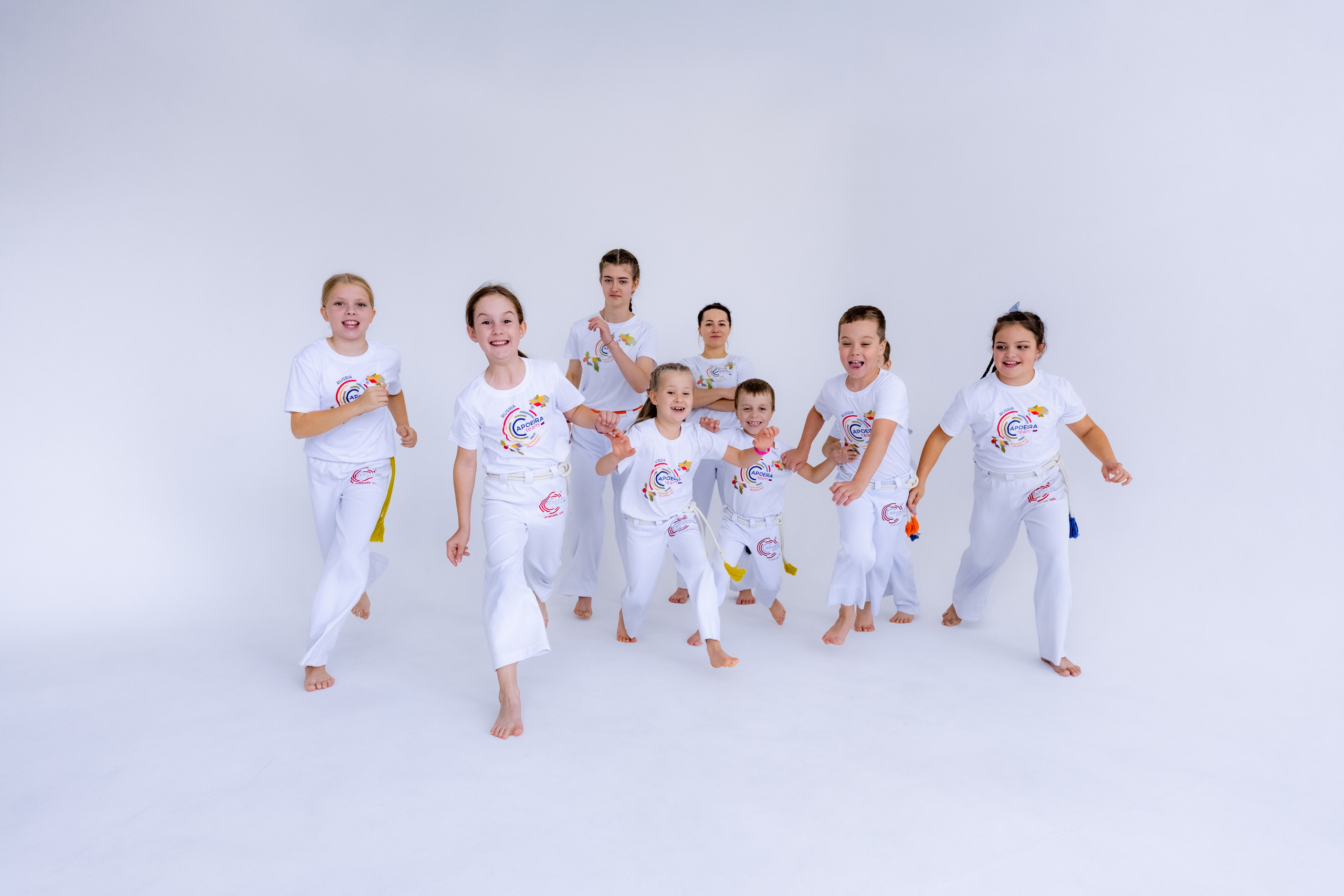 Фотосессия для спортивной школы копоэйры в Зеленограде. Детский и семейный фотограф Евгения Вахнеева Москва Зеленоград