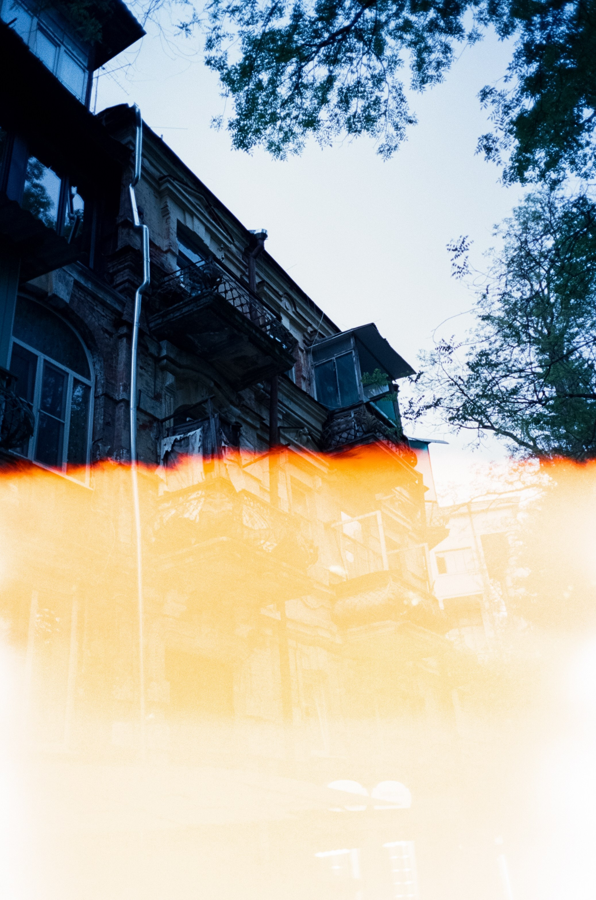 Музей Ярошенко, Кисловодск вечером / SFL 500T — Ricoh 500GS